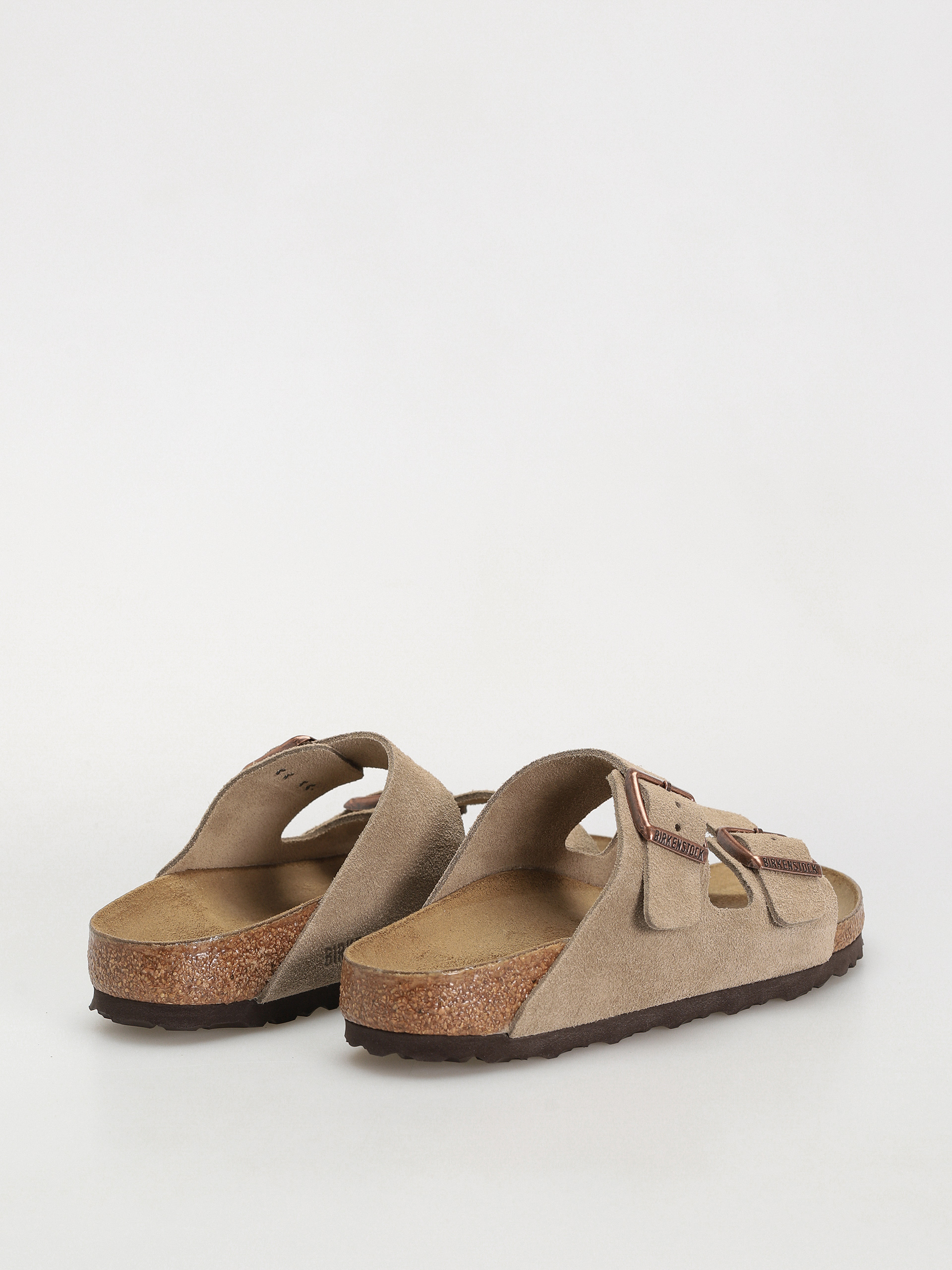 Šľapky Birkenstock Arizona Suede Leather Narrow Wmn (taupe)