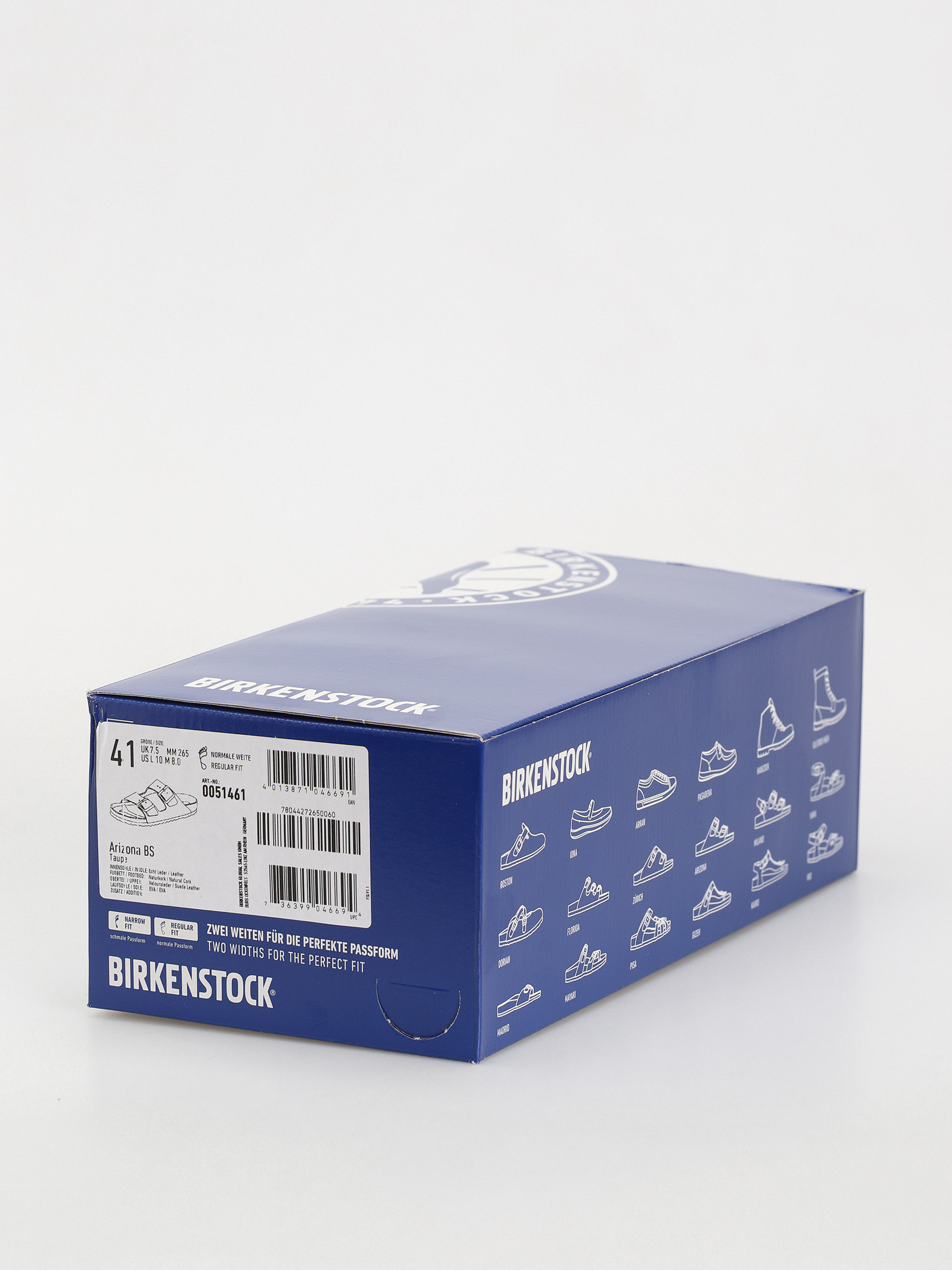 Šľapky Birkenstock Arizona Suede Leather Regular (taupe)