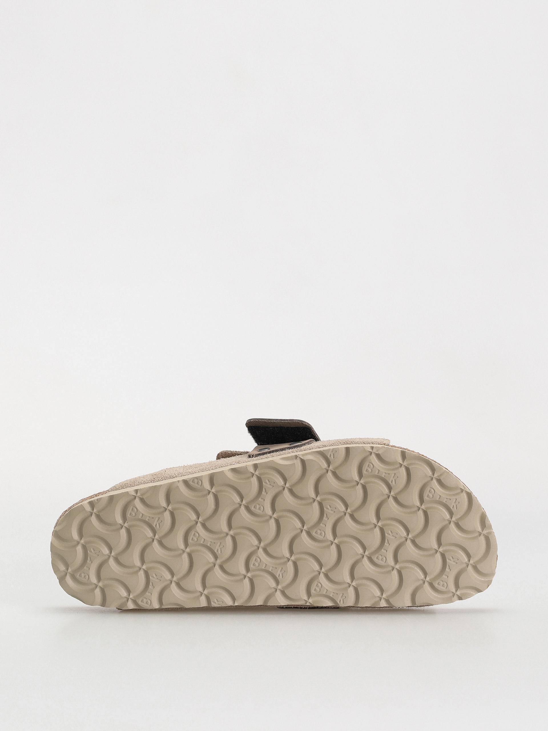 Šľapky Birkenstock Kyoto Nubuck Suede Leather Narrow Wmn (taupe)