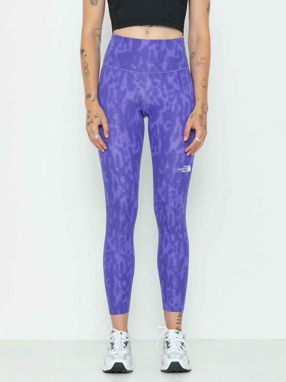 Legíny The North Face Flex 25In Tight Print Wmn (optic violet abstract p)