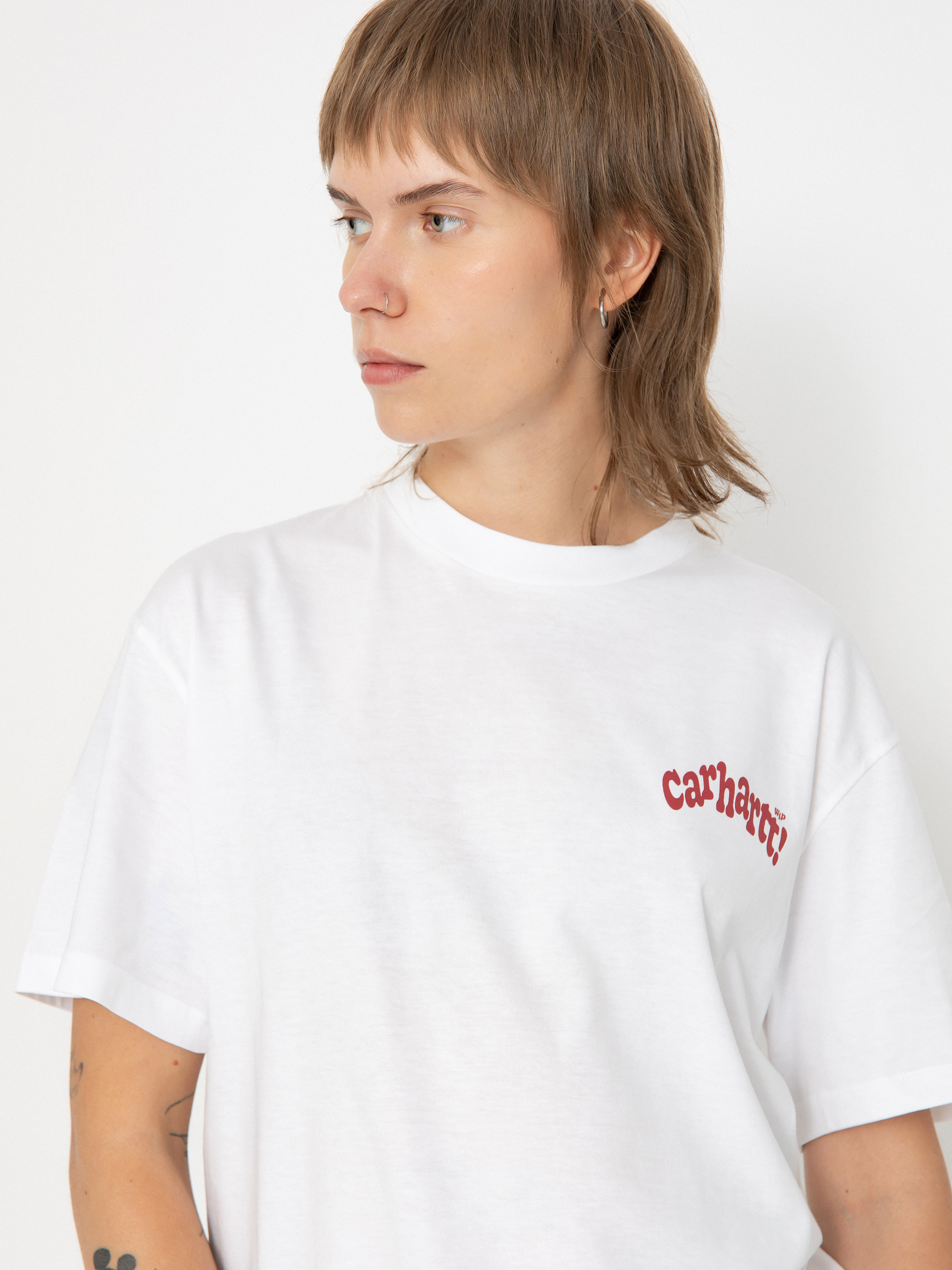 Tričko Carhartt WIP Amour Wmn (white/tuscany)