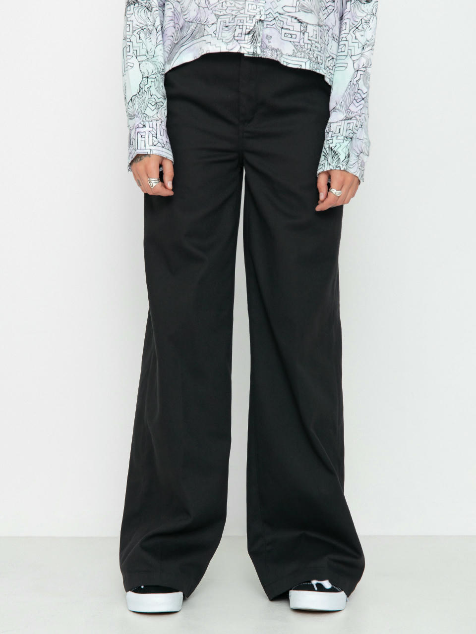 Nohavice Dickies Wide Leg Wmn (black)