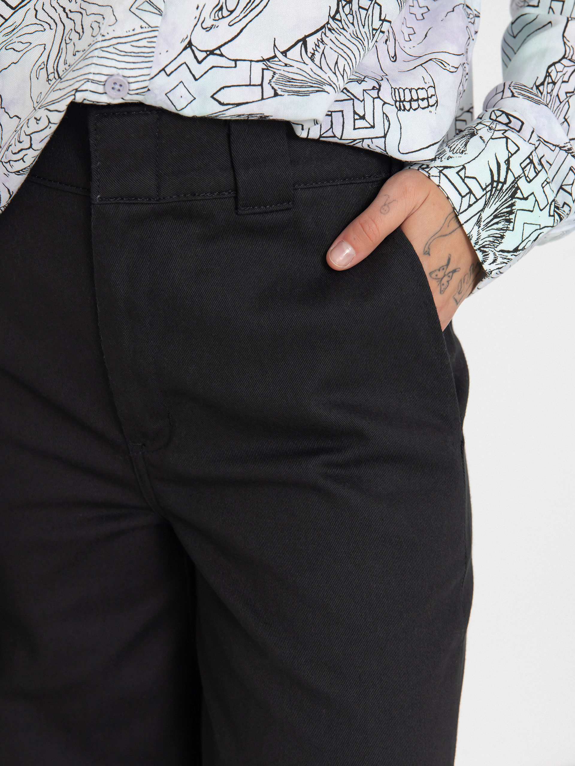 Nohavice Dickies Wide Leg Wmn (black)