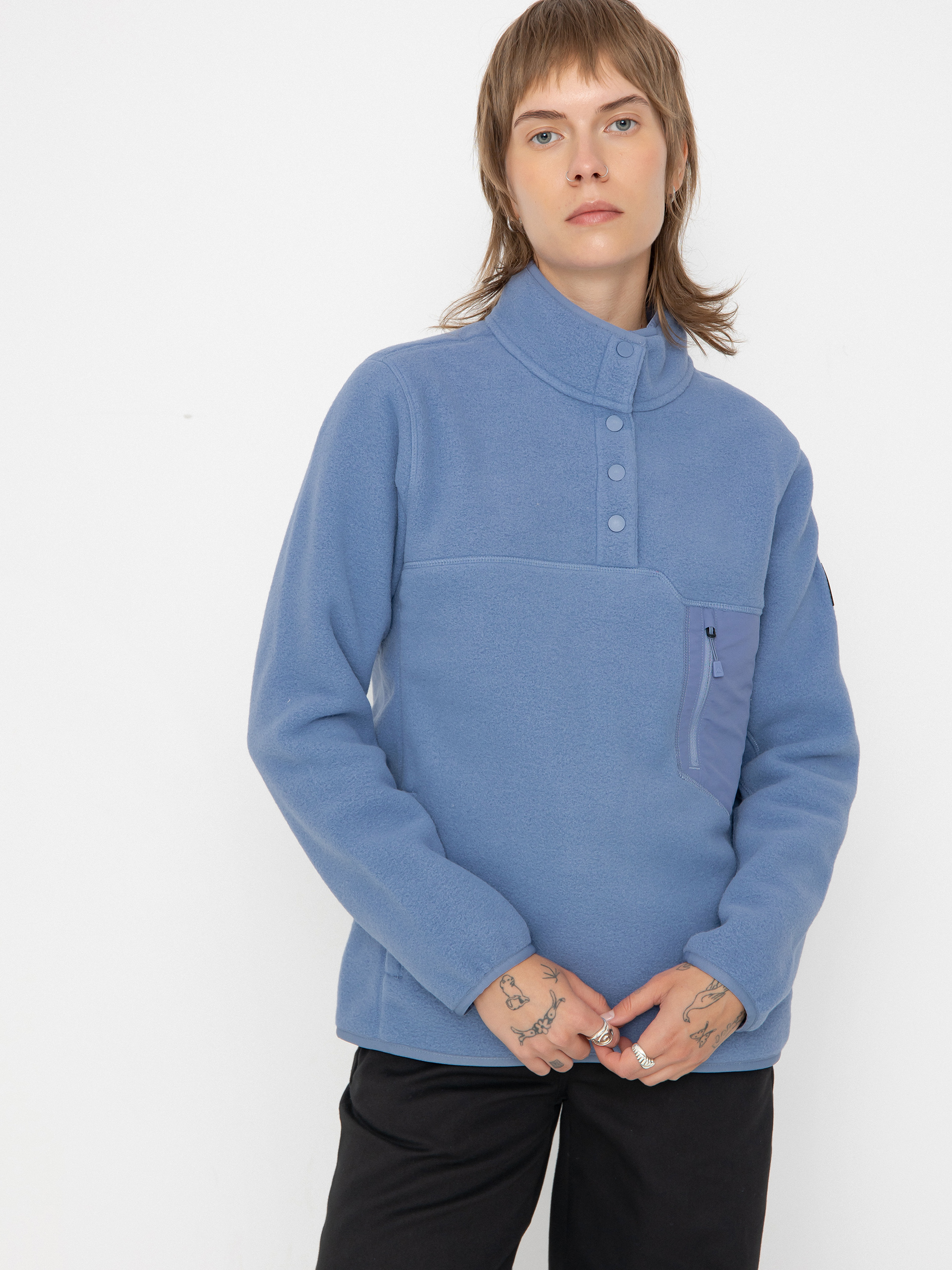 Mikina s kapucňou Burton Cinder Wmn (slate blue)