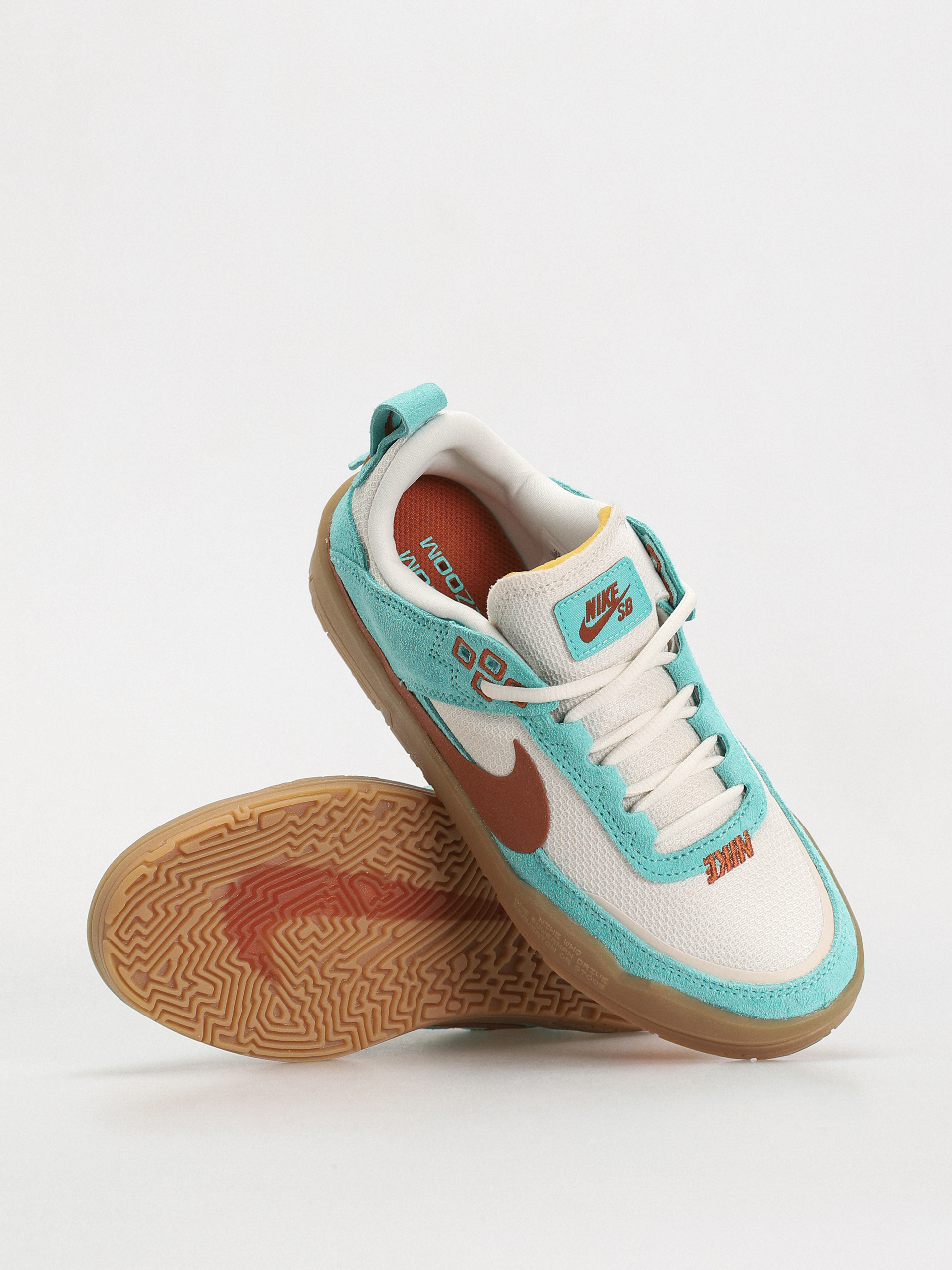 Topánky Nike SB Day One JR (green frost/dark russet phantom)