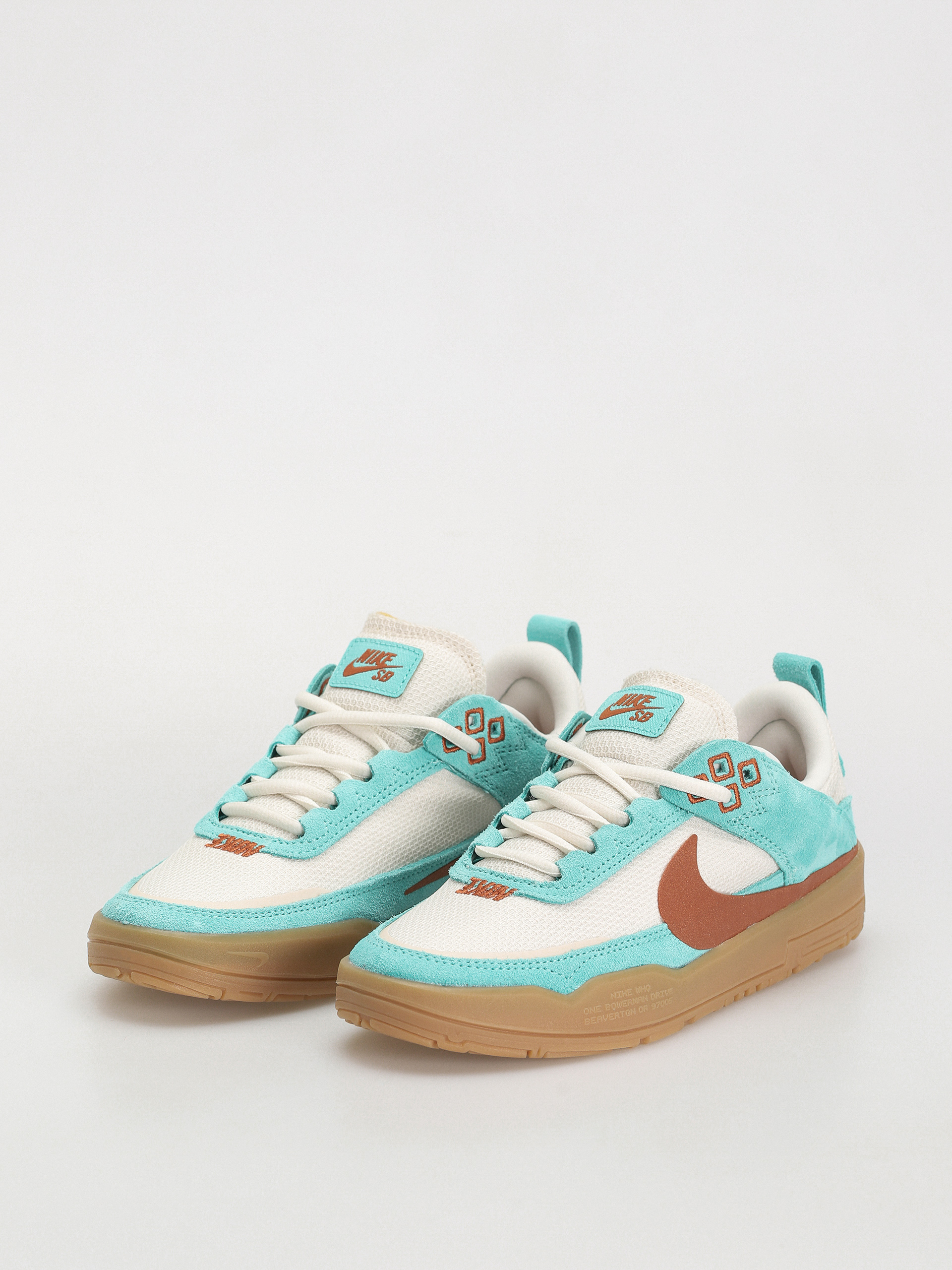 Topánky Nike SB Day One JR (green frost/dark russet phantom)
