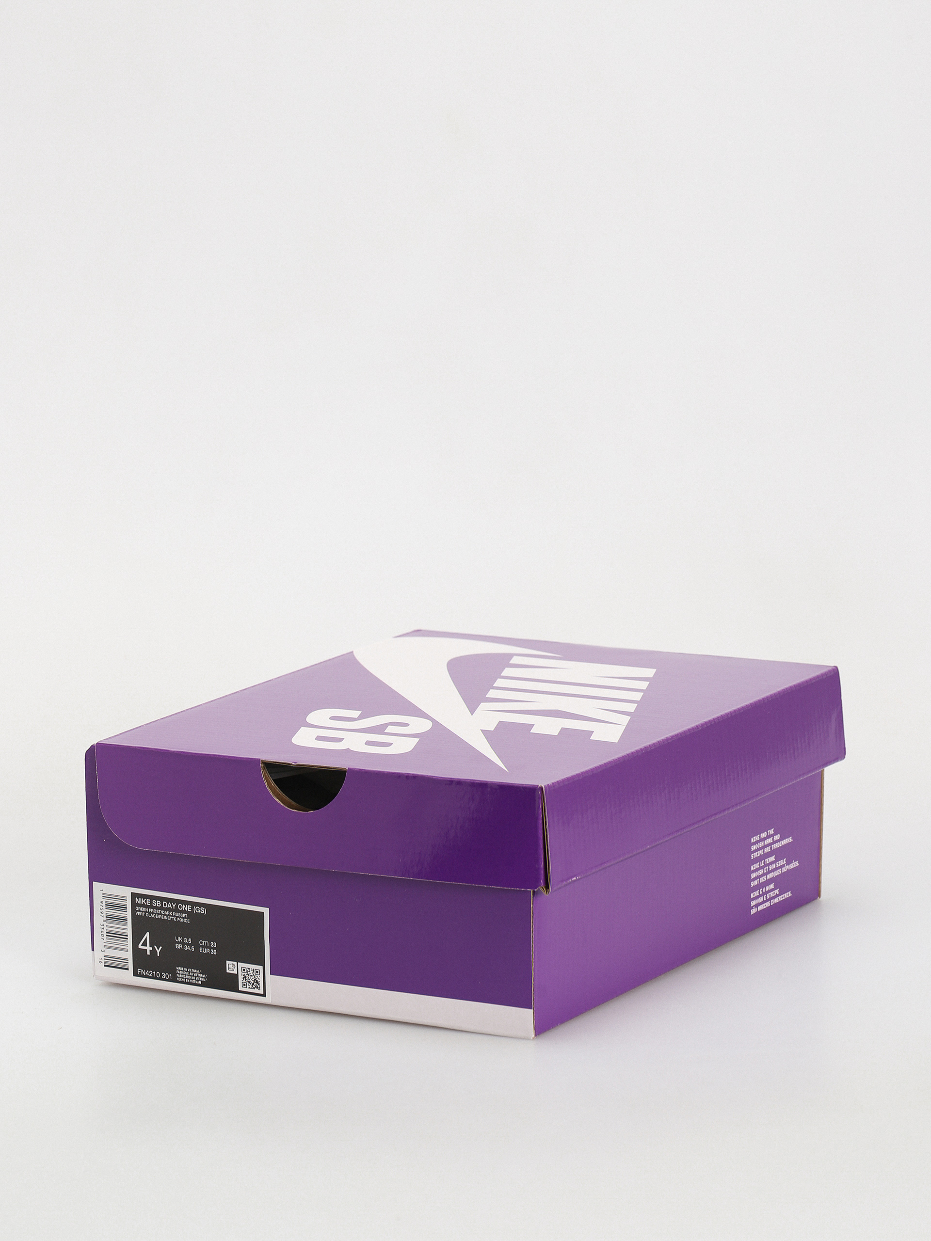 Topánky Nike SB Day One JR (green frost/dark russet phantom)