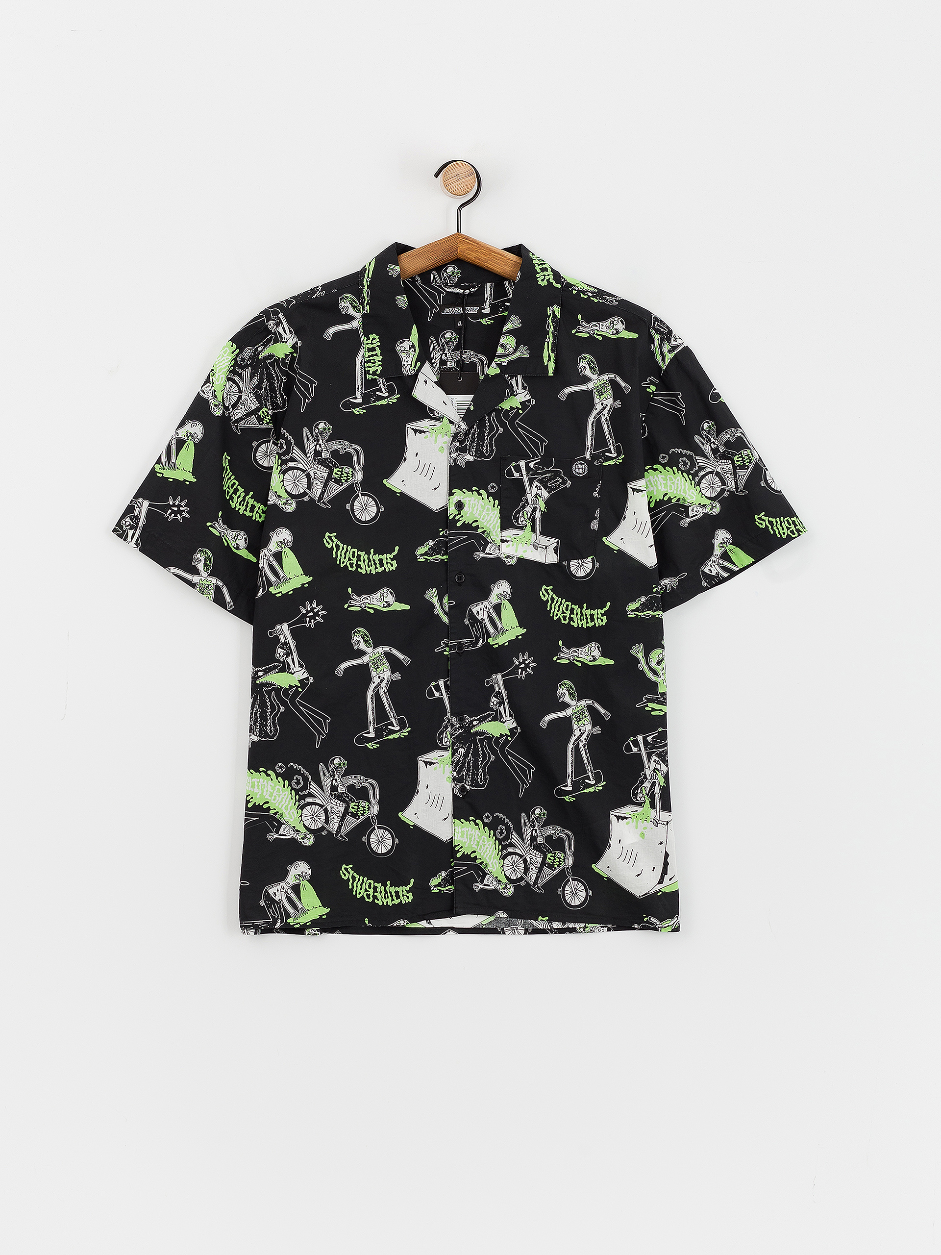 Košeľa Santa Cruz Scene Report (black)