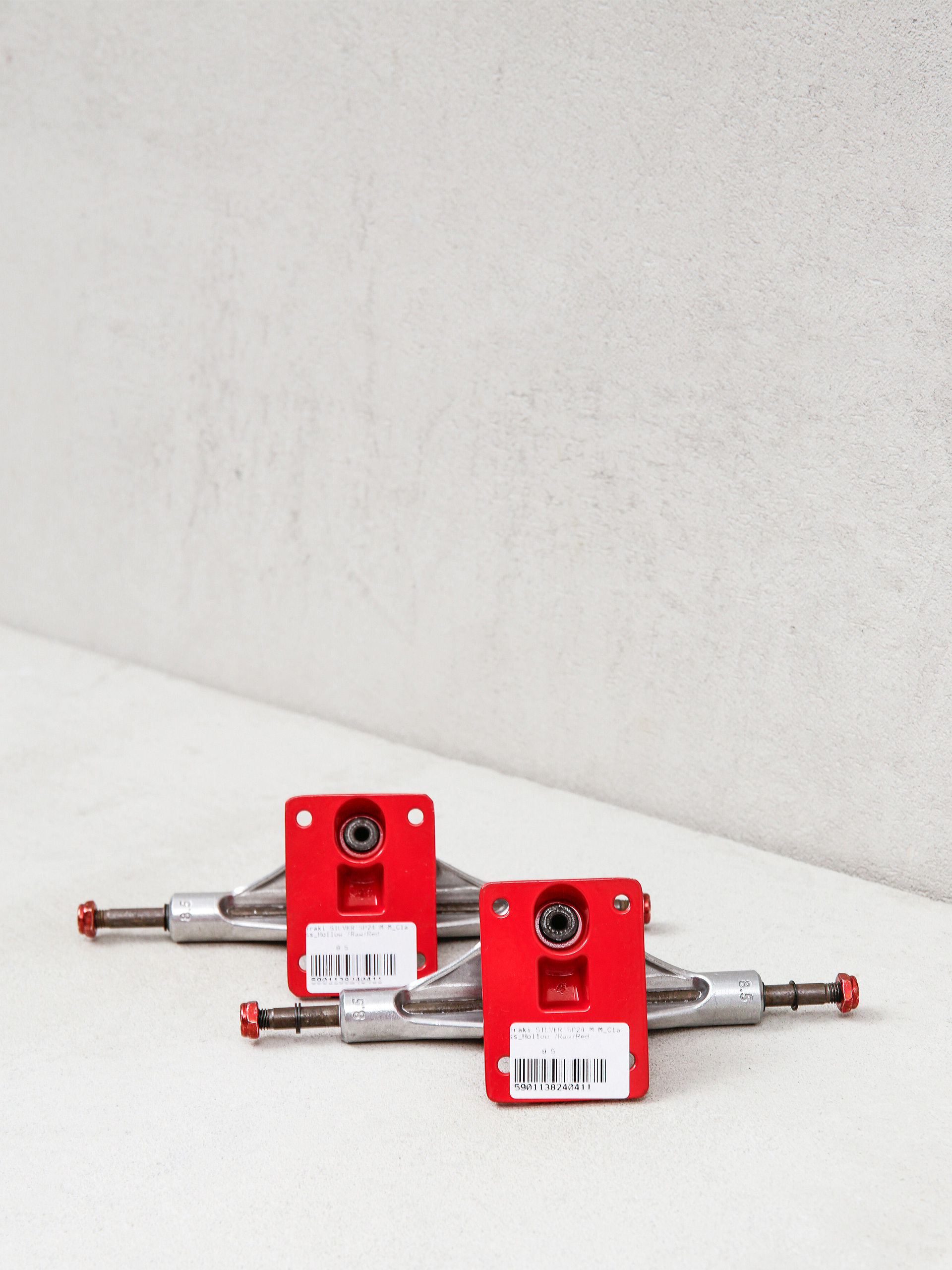 Trucky Silver M Class Hollow (raw/red)