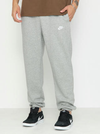 Nohavice Nike SB Club Fleece (dk grey heather/matte silver/white)