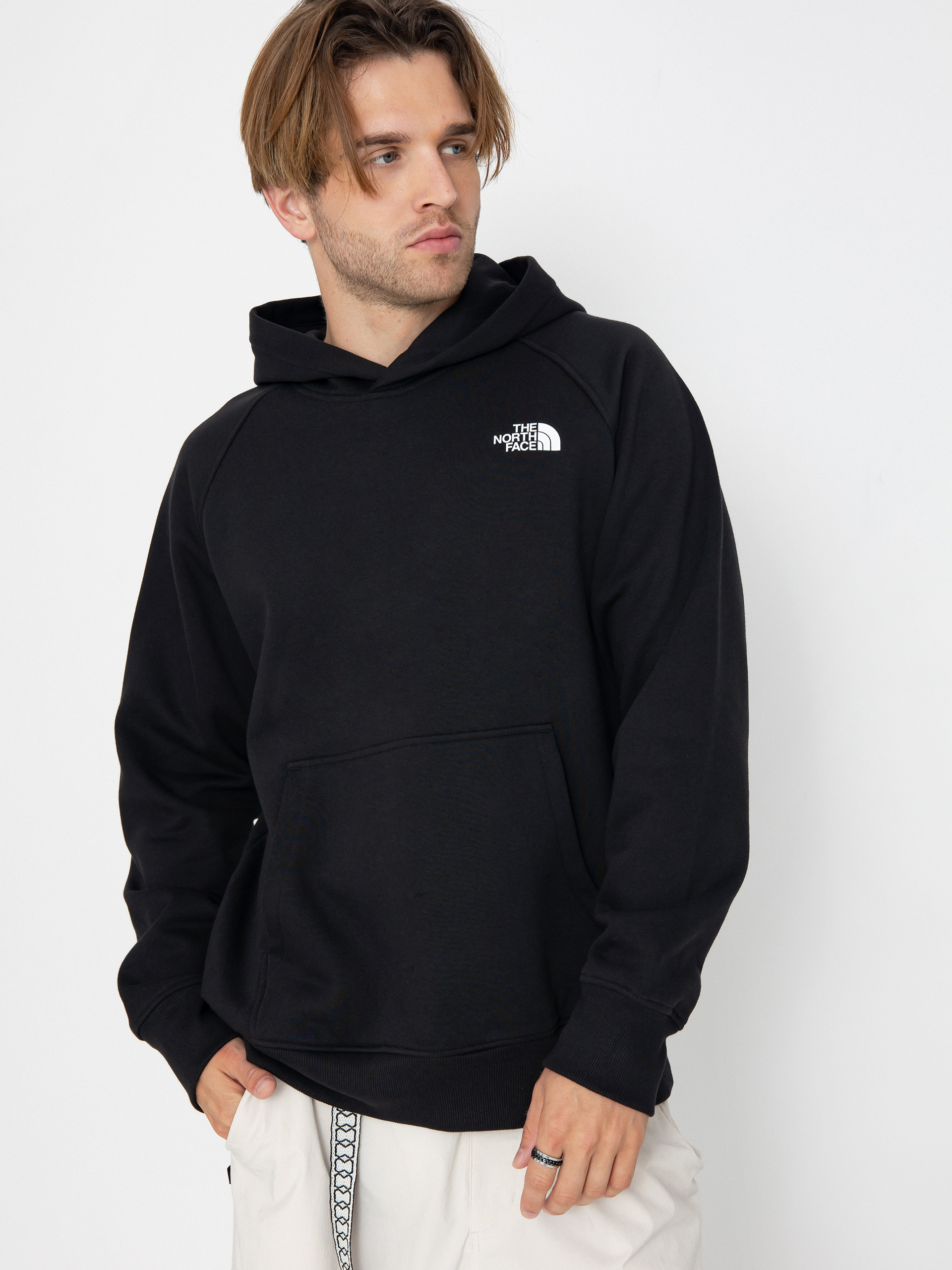 Mikina s kapucňou The North Face Raglan Box Nse HD (tnf black/tnf white)