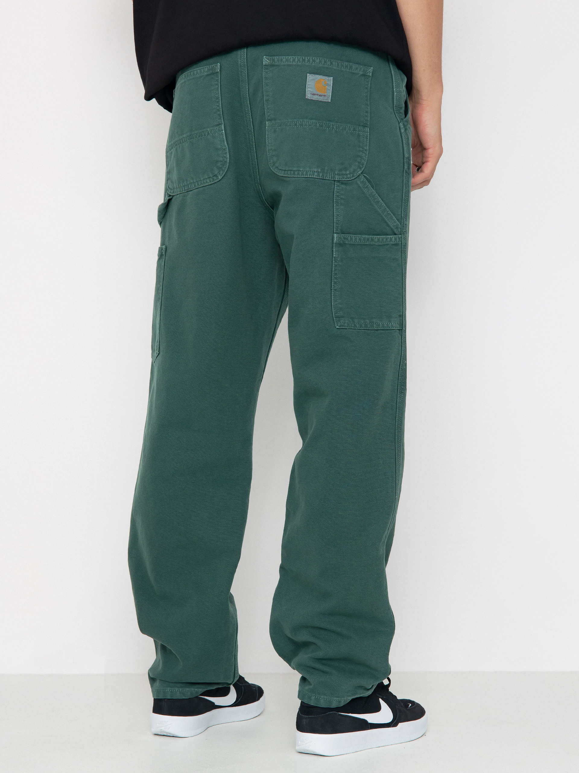 Nohavice Carhartt WIP Single Knee (botanic)