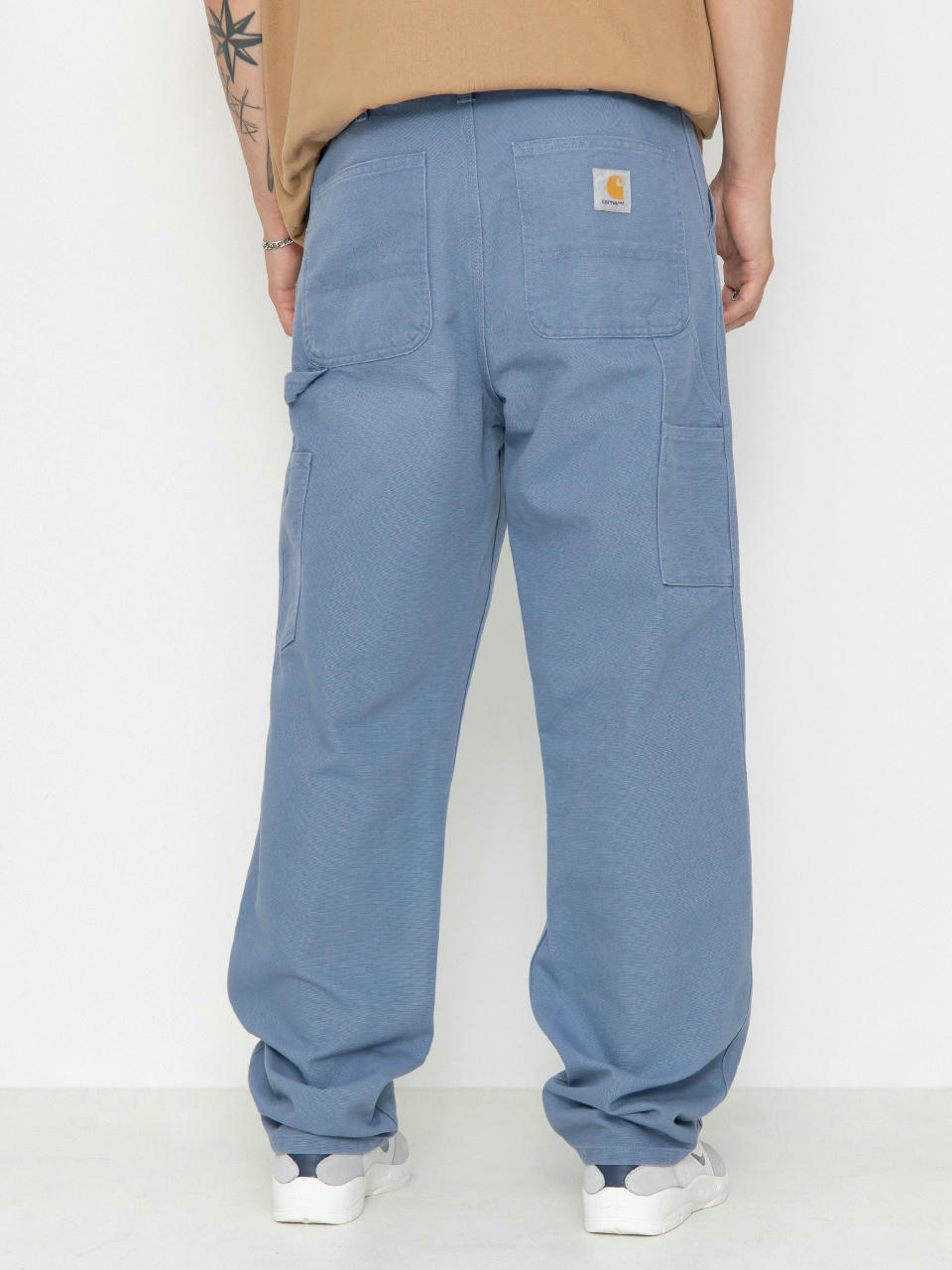 Nohavice Carhartt WIP Single Knee (bay blue)