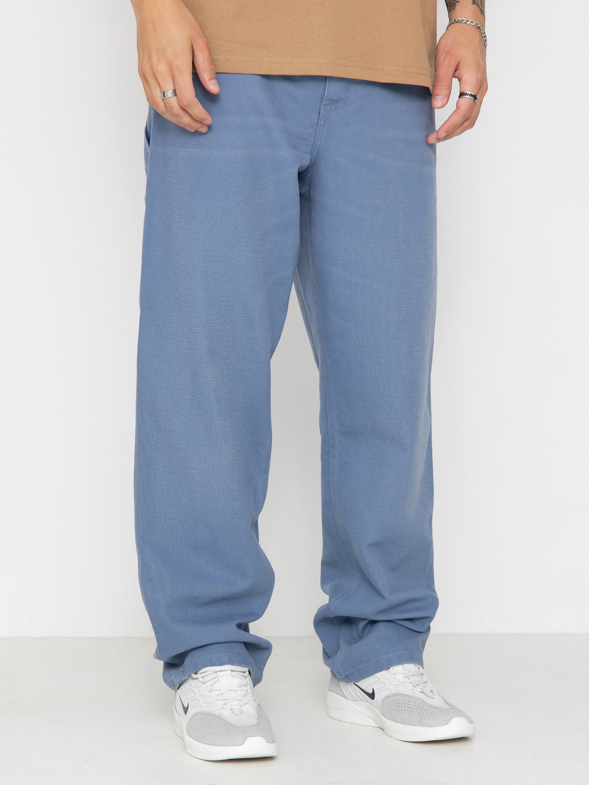 Nohavice Carhartt WIP Single Knee (bay blue)