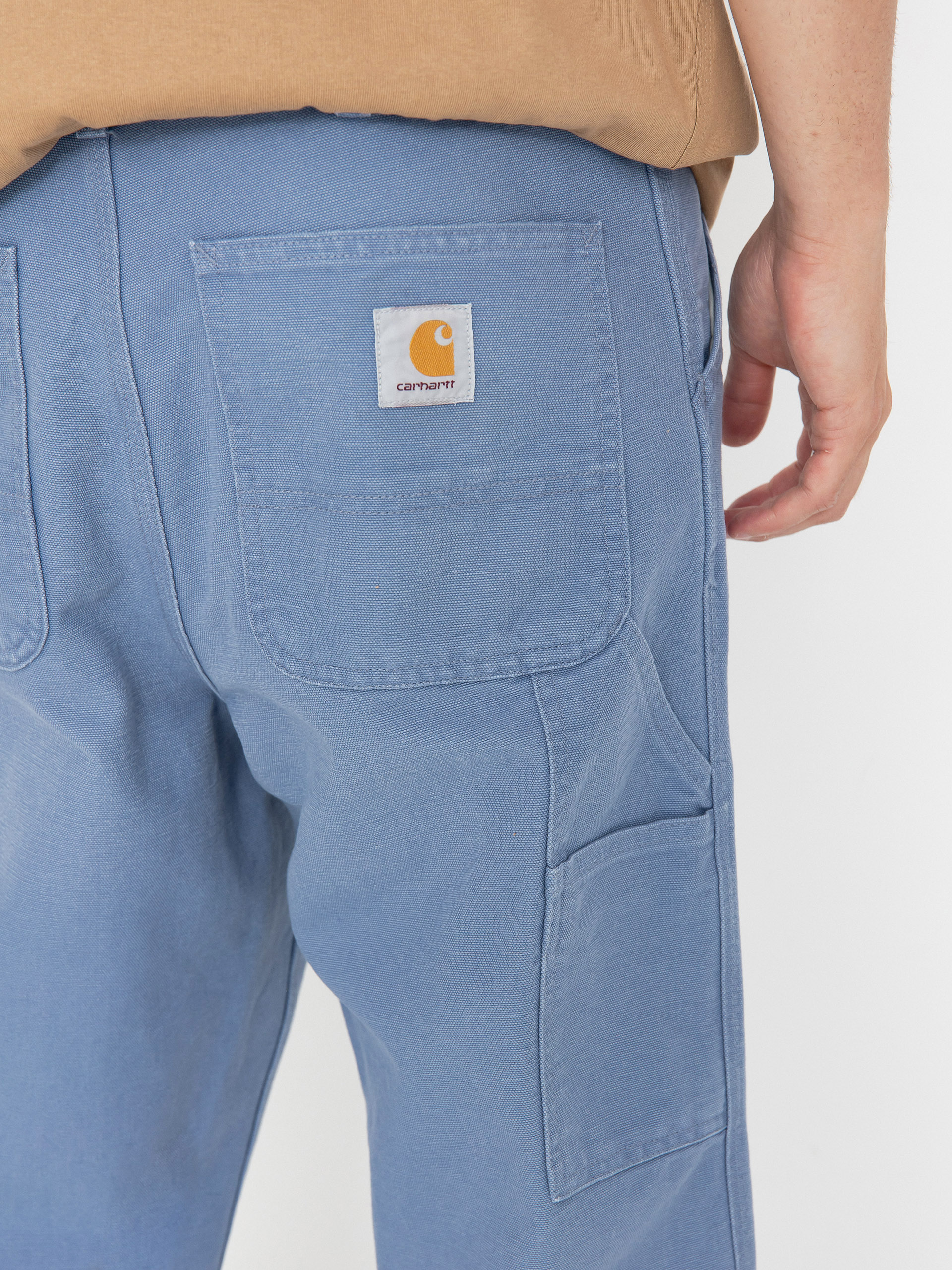 Nohavice Carhartt WIP Single Knee (bay blue)