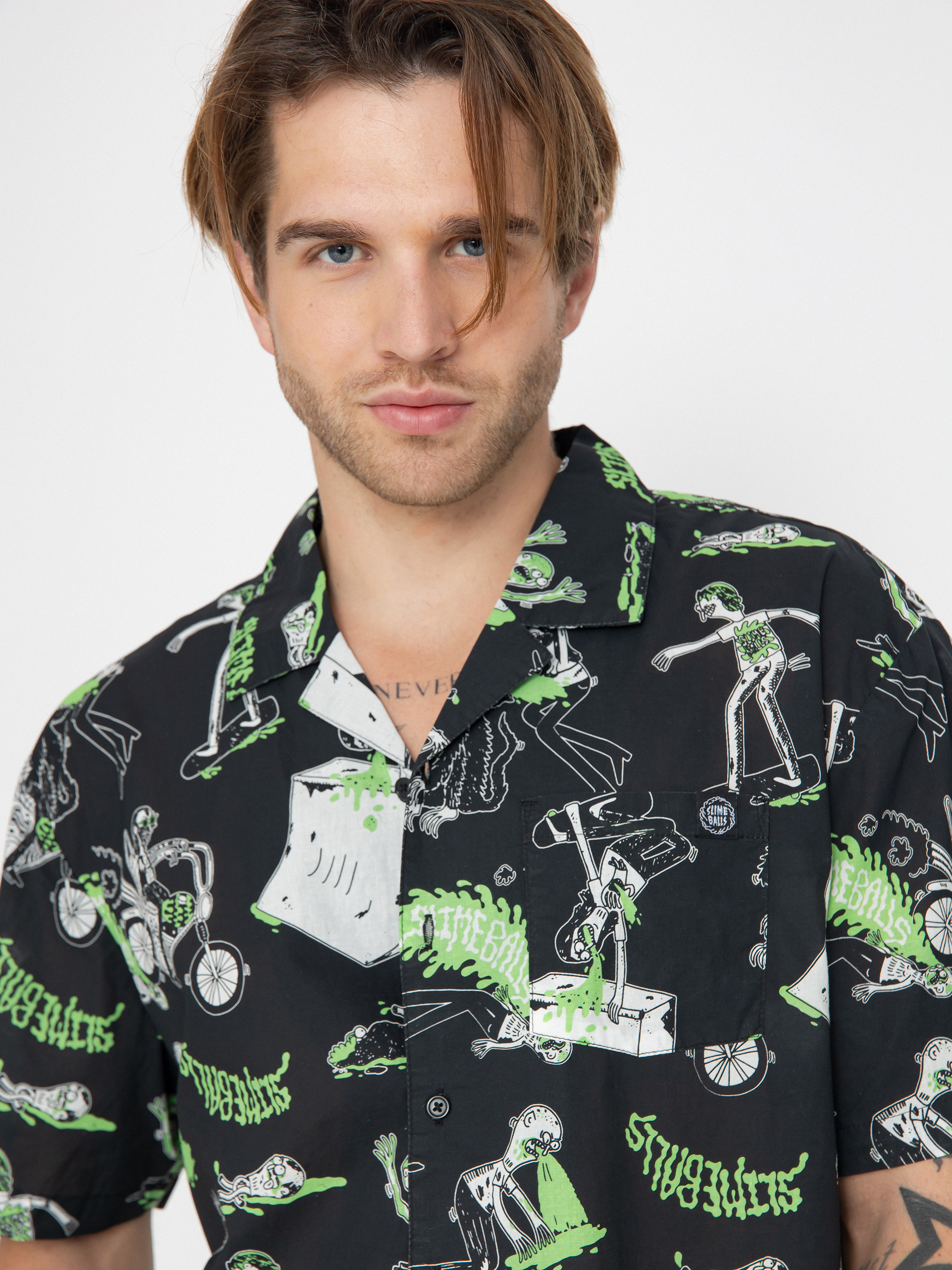 Košeľa Santa Cruz Scene Report (black)