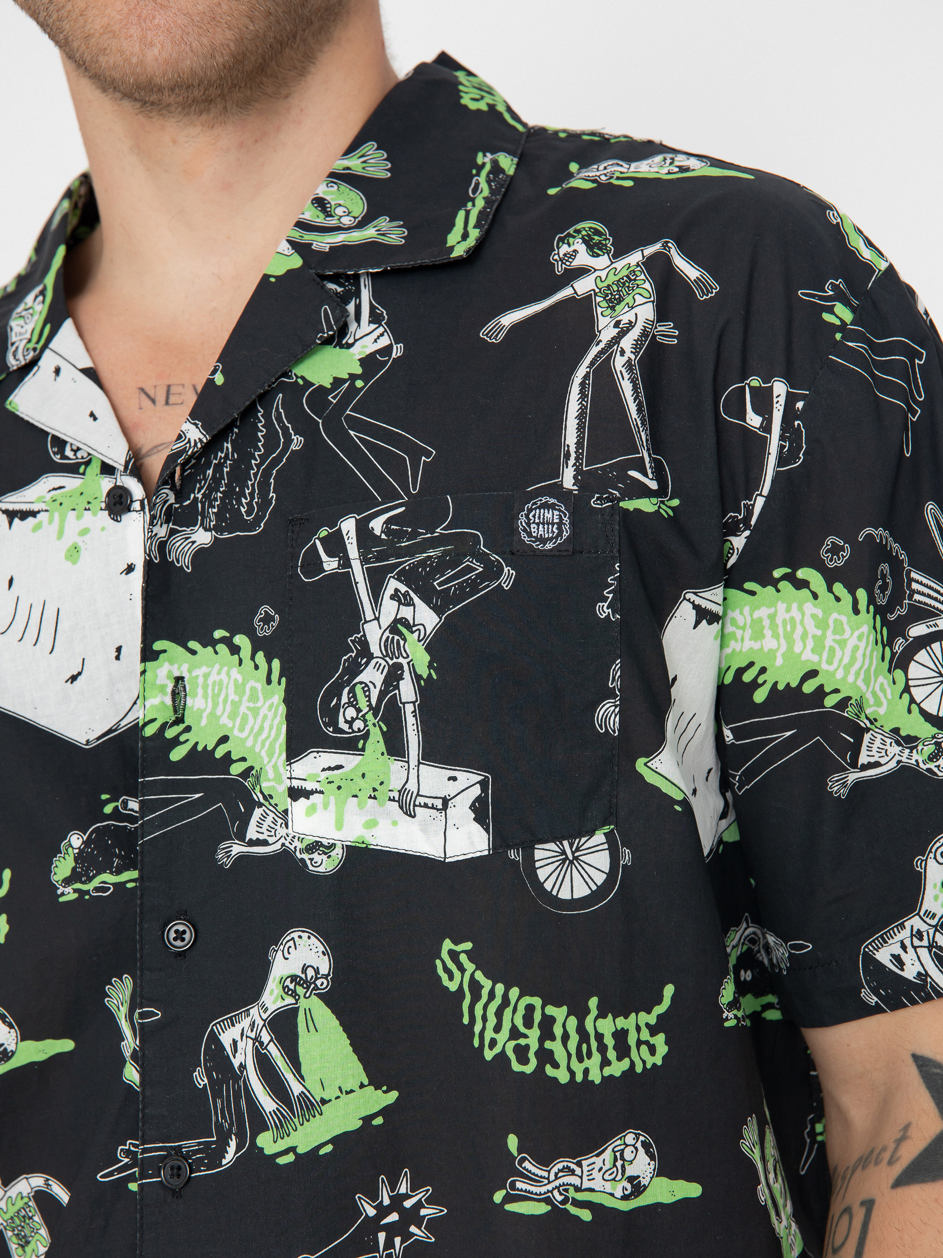 Košeľa Santa Cruz Scene Report (black)