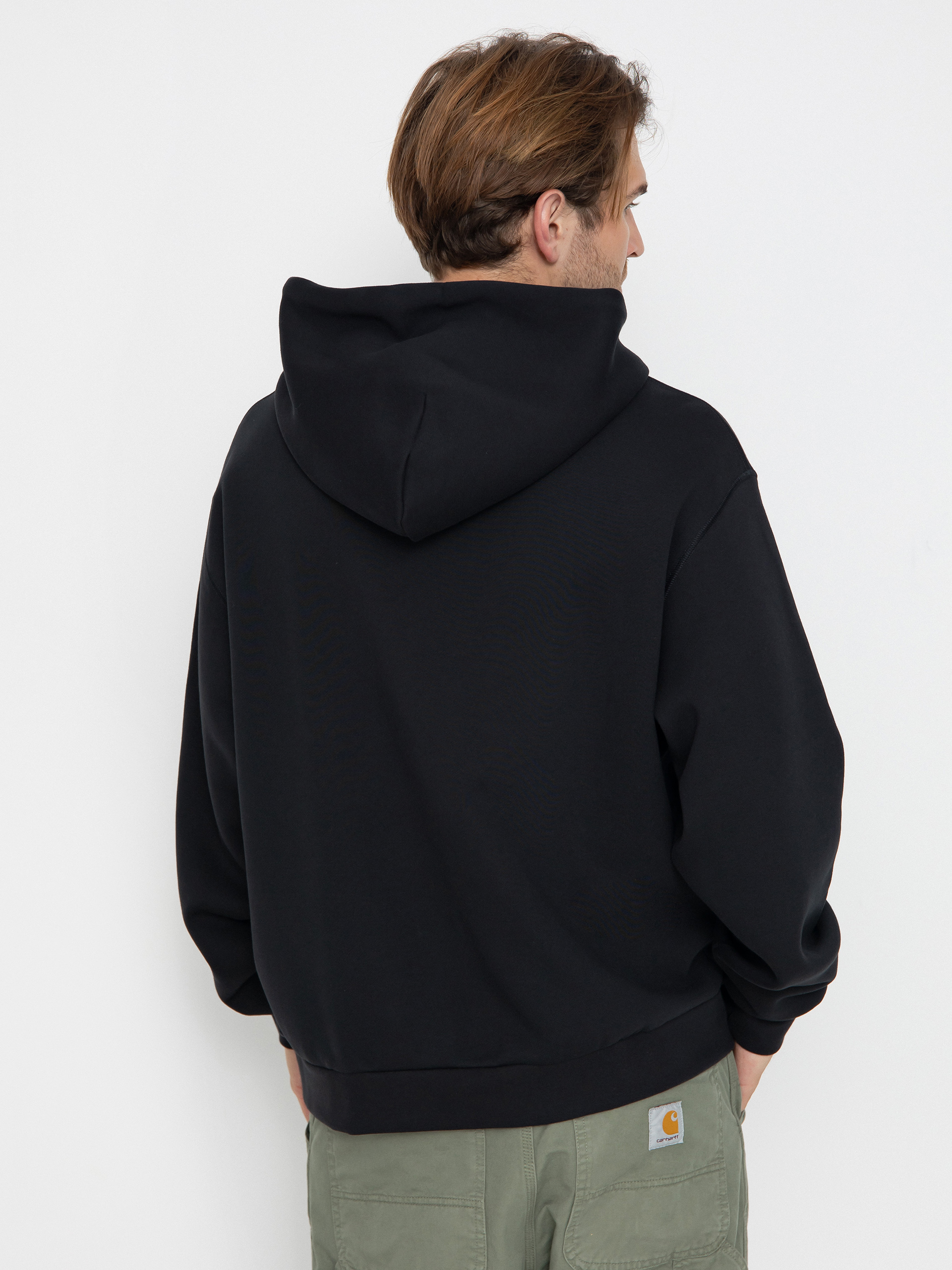 Mikina s kapucňou Nike SB Essential Logo HD (black/white)
