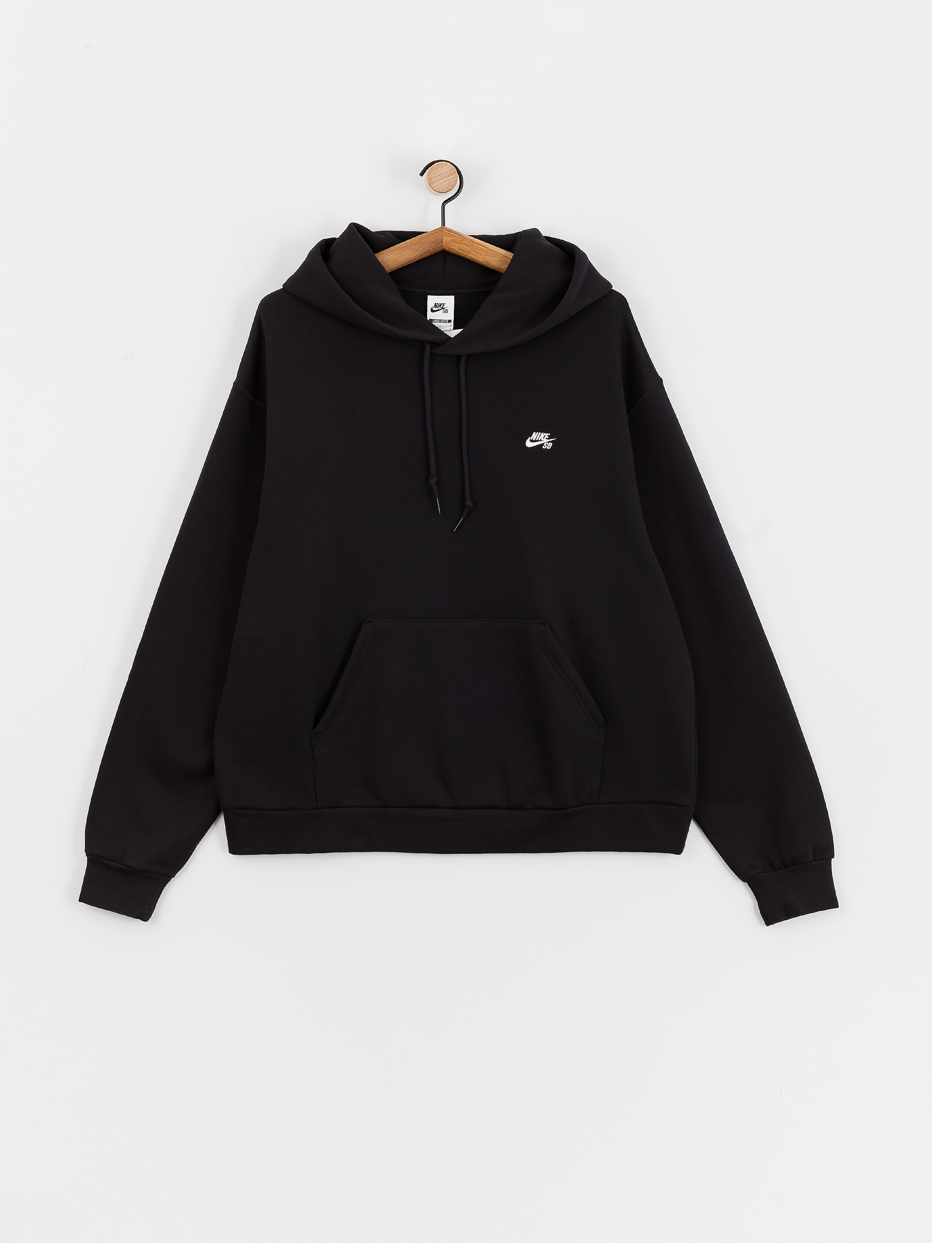 Mikina s kapucňou Nike SB Essential Logo HD (black/white)