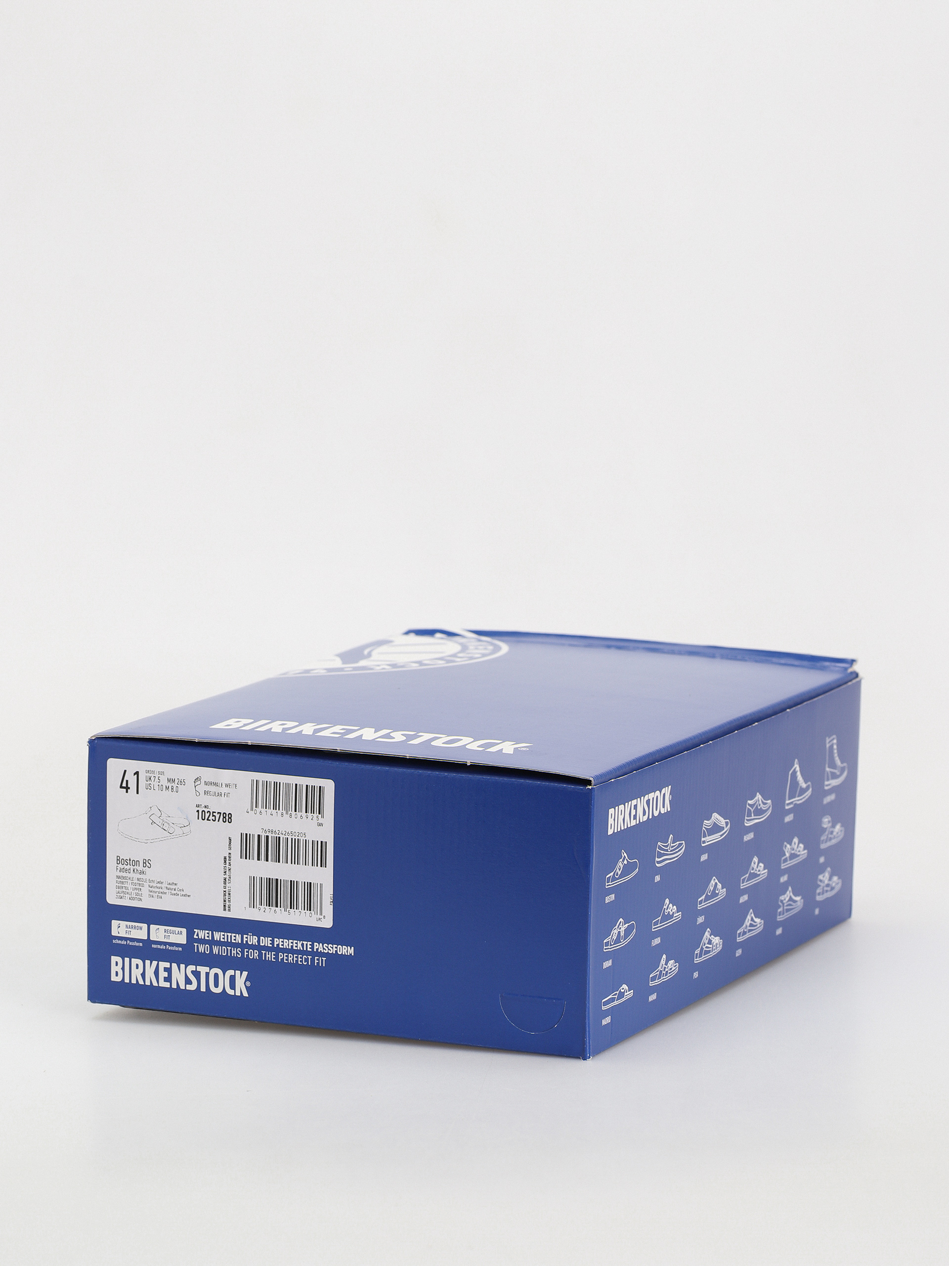 Šľapky Birkenstock Boston Suede Leather Regular (faded khaki)