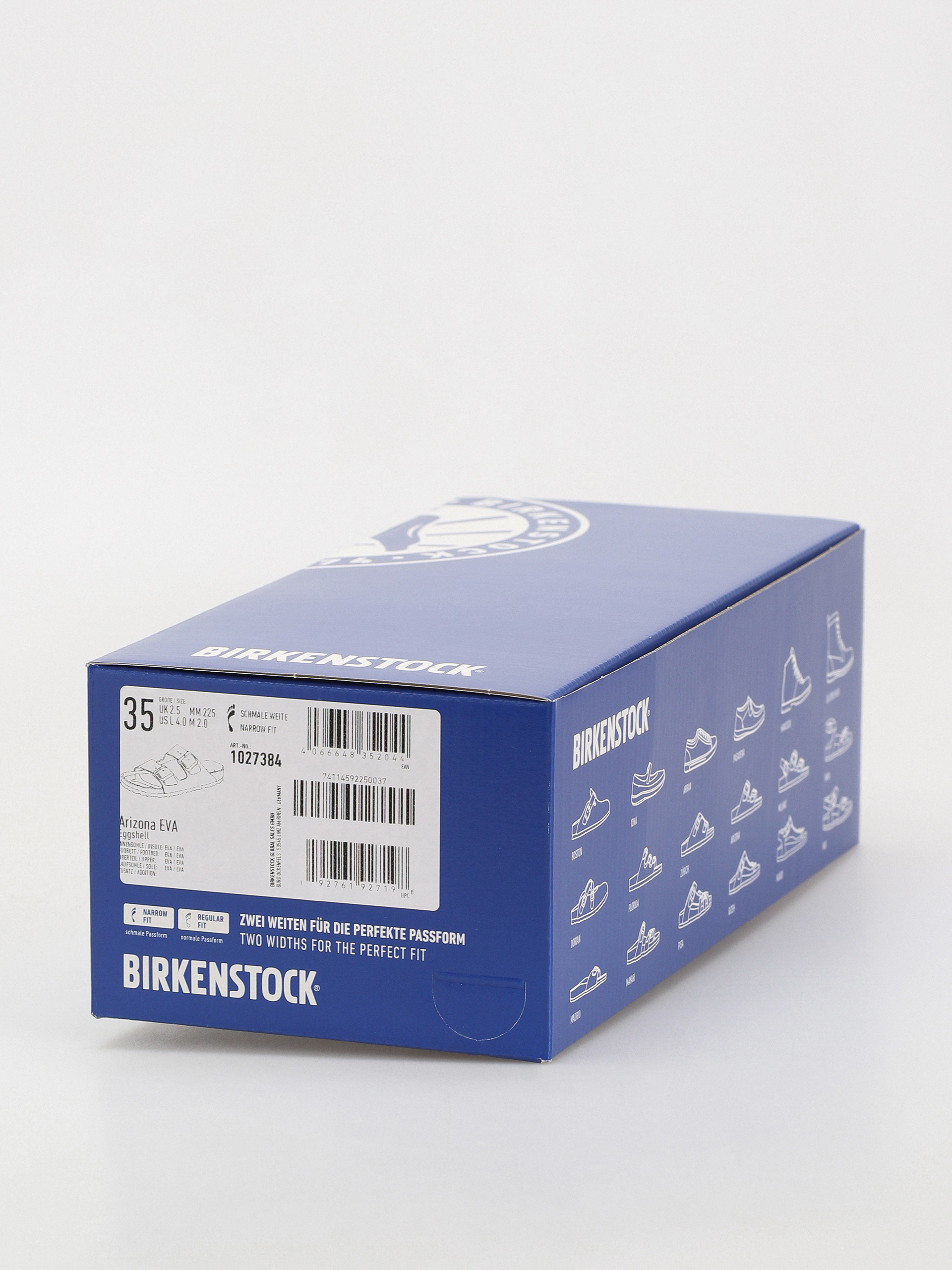 Šľapky Birkenstock Arizona Essentials EVA Narrow Wmn (eggshell)