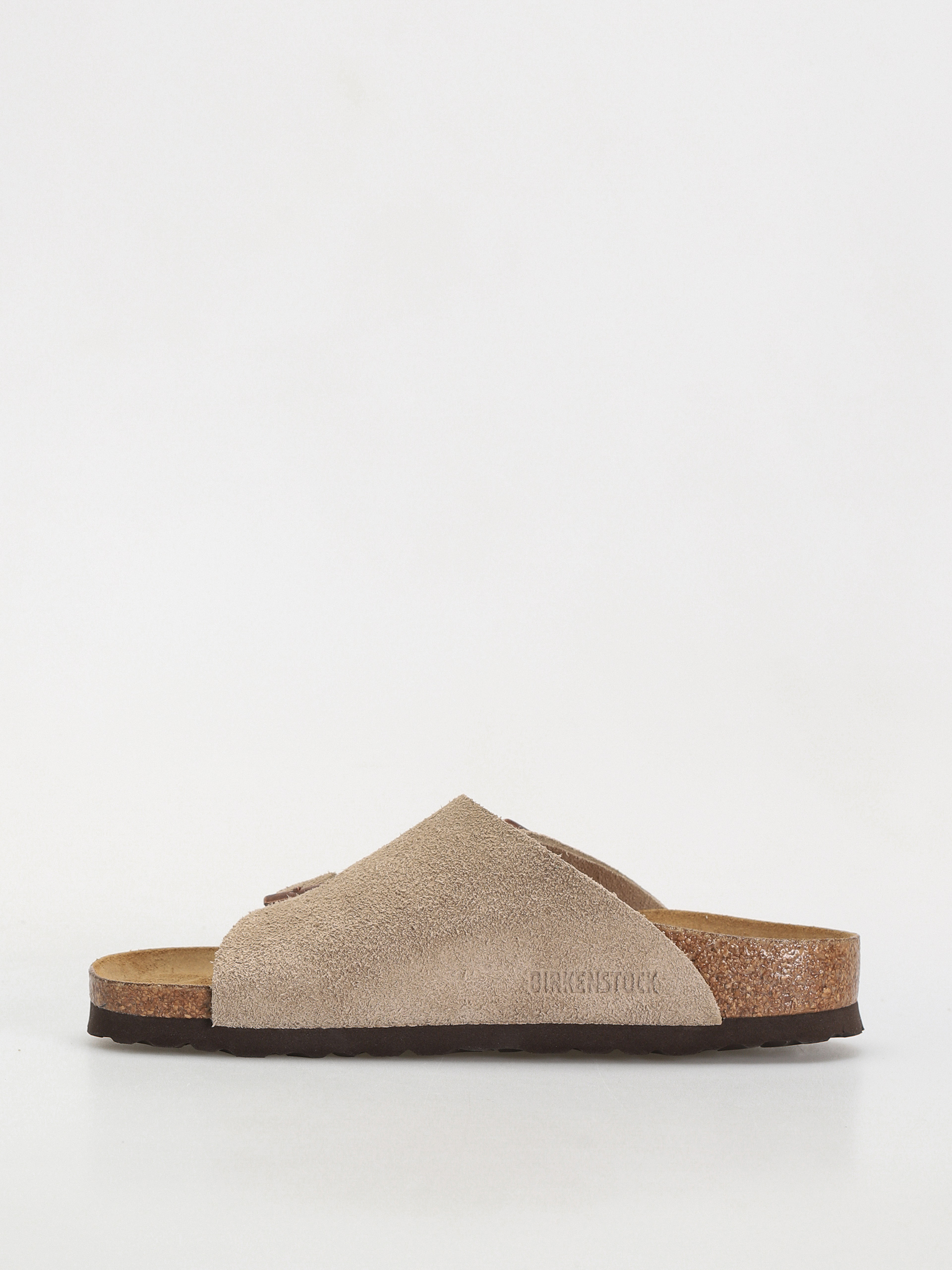 Šľapky Birkenstock Zürich Suede Leather Narrow Wmn (taupe)