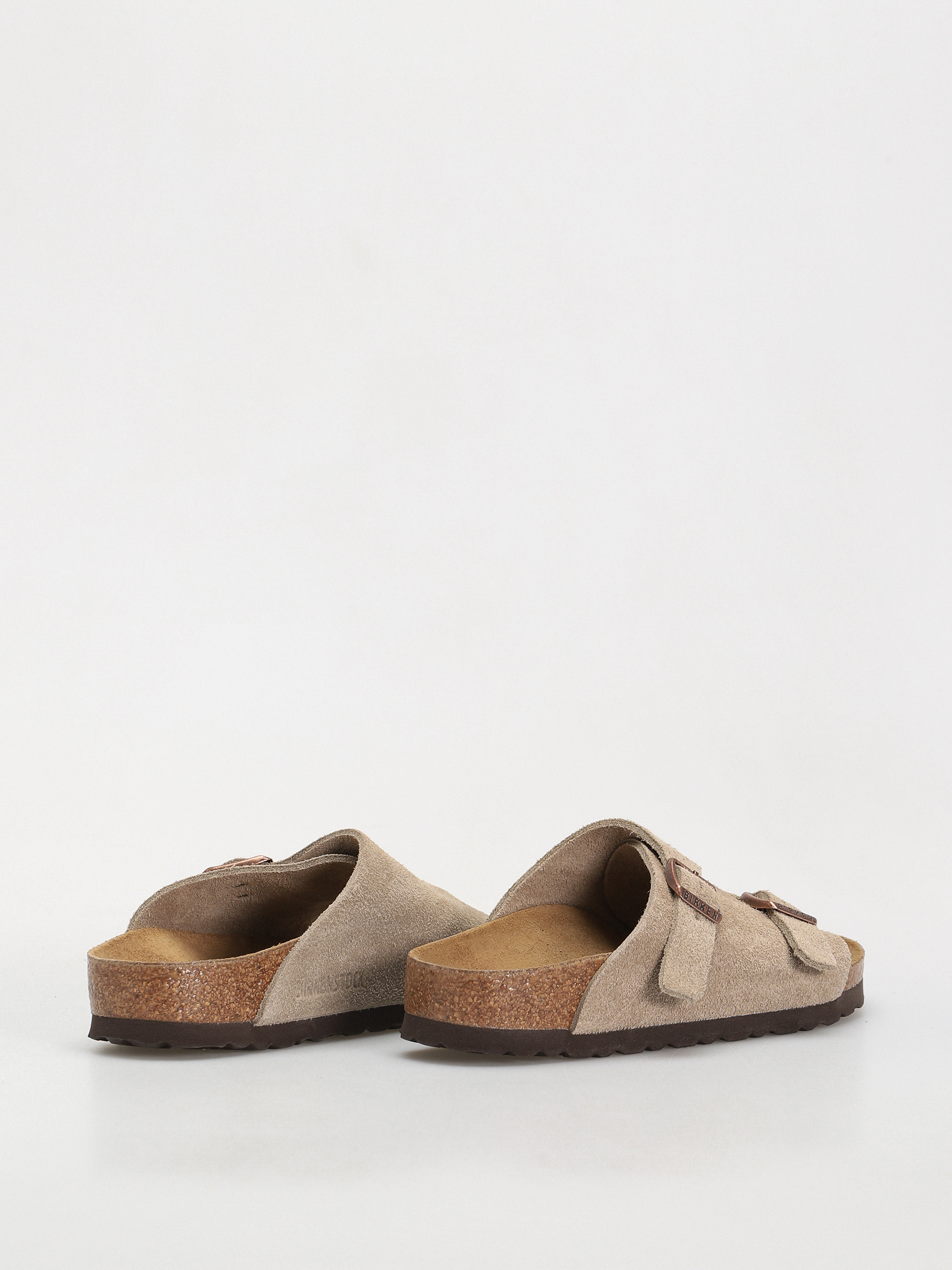 Šľapky Birkenstock Zürich Suede Leather Narrow Wmn (taupe)