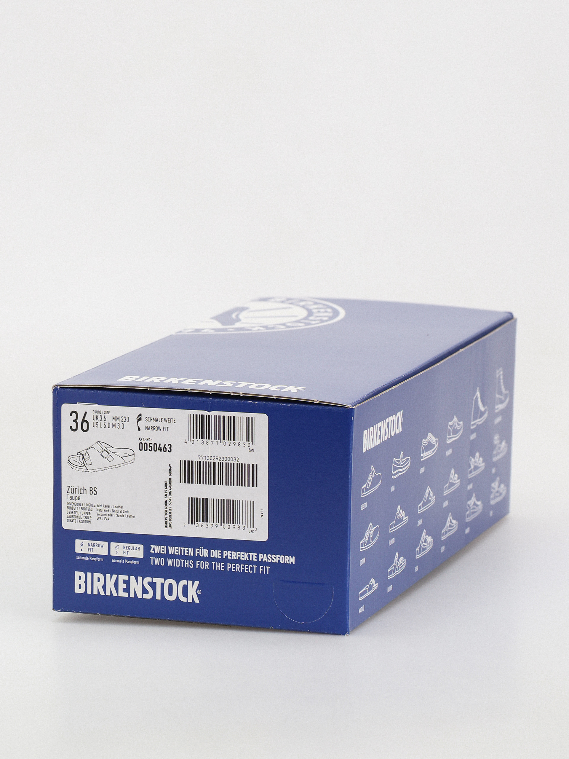 Šľapky Birkenstock Zürich Suede Leather Narrow Wmn (taupe)