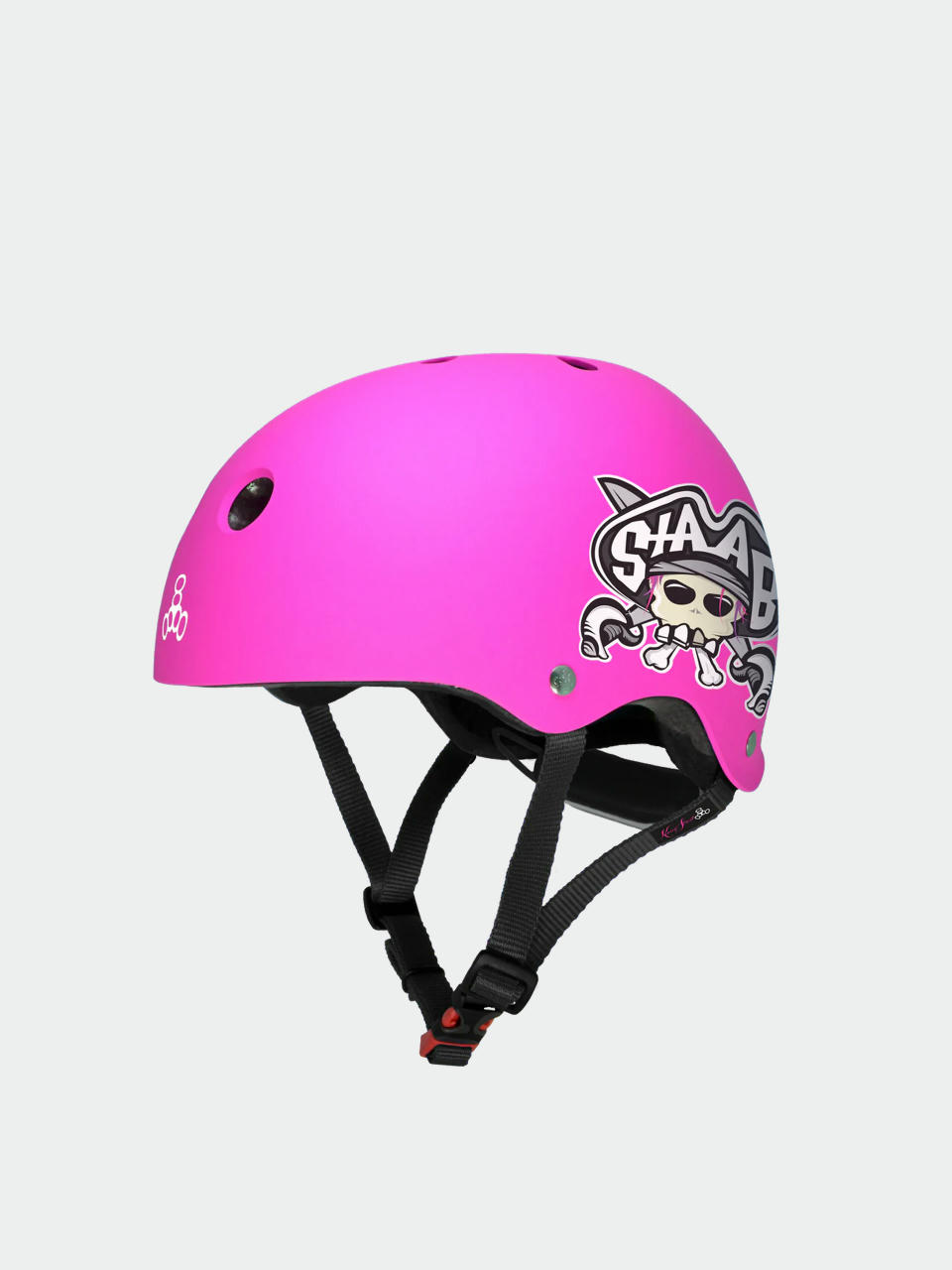 Prilba Triple Eight Lil 8 Staab Edition Dual Certified Helmet With Eps Liner JR (neon pink)