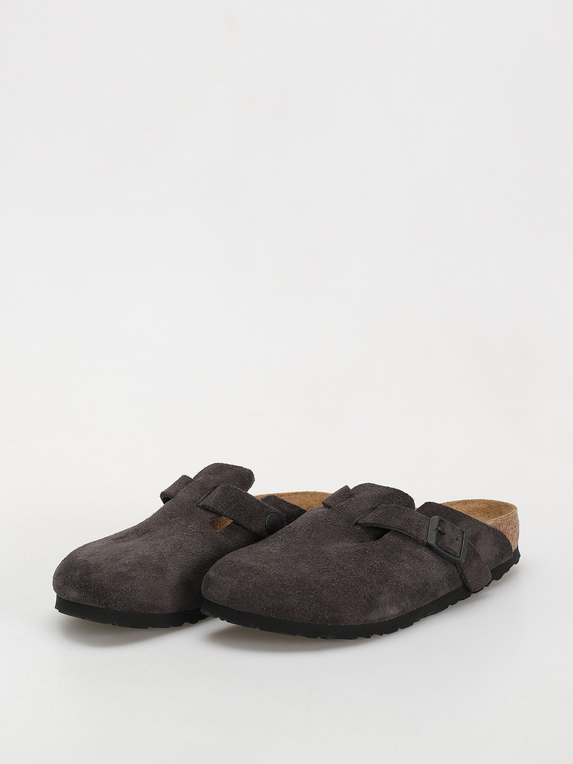 Šľapky Birkenstock Boston Suede Leather Narrow Wmn (velvet grey)