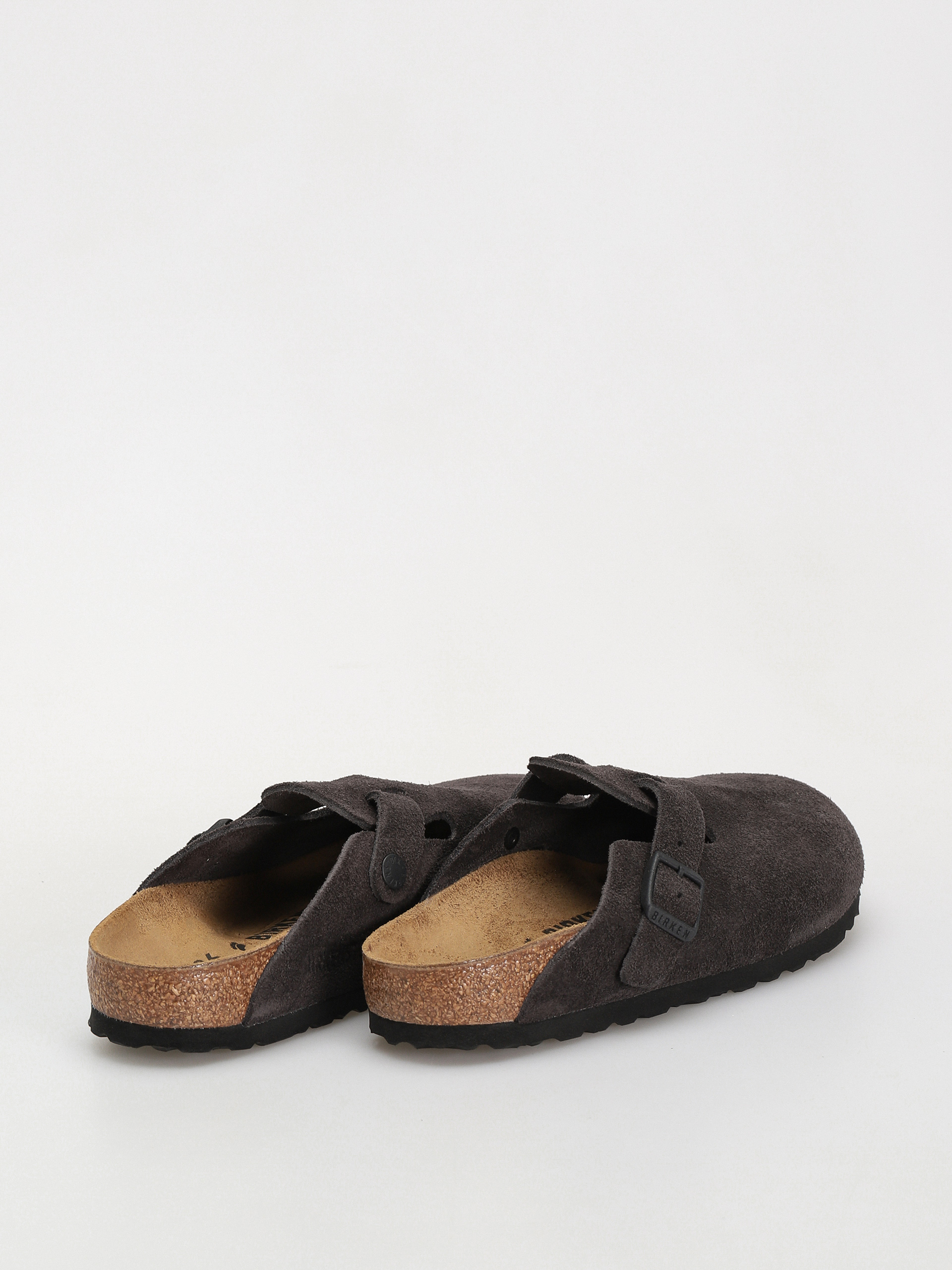 Šľapky Birkenstock Boston Suede Leather Narrow Wmn (velvet grey)