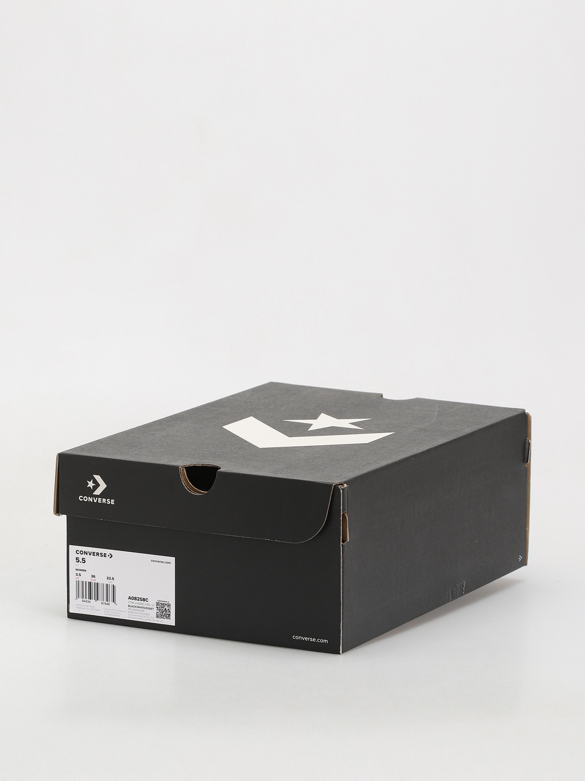 Topánky Converse Chuck Taylor All Star Lugged Heel Wmn (black/white/egret)