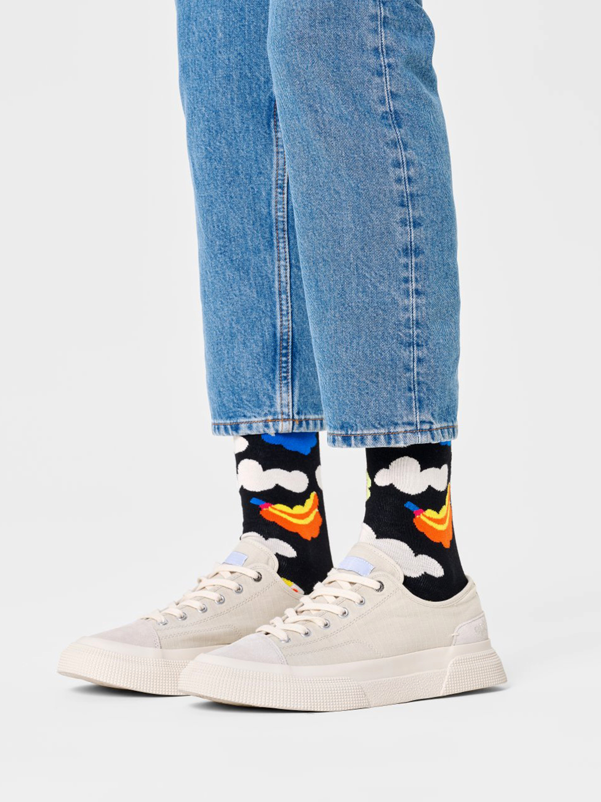 Ponožky Happy Socks Cloudy Fruit (black)