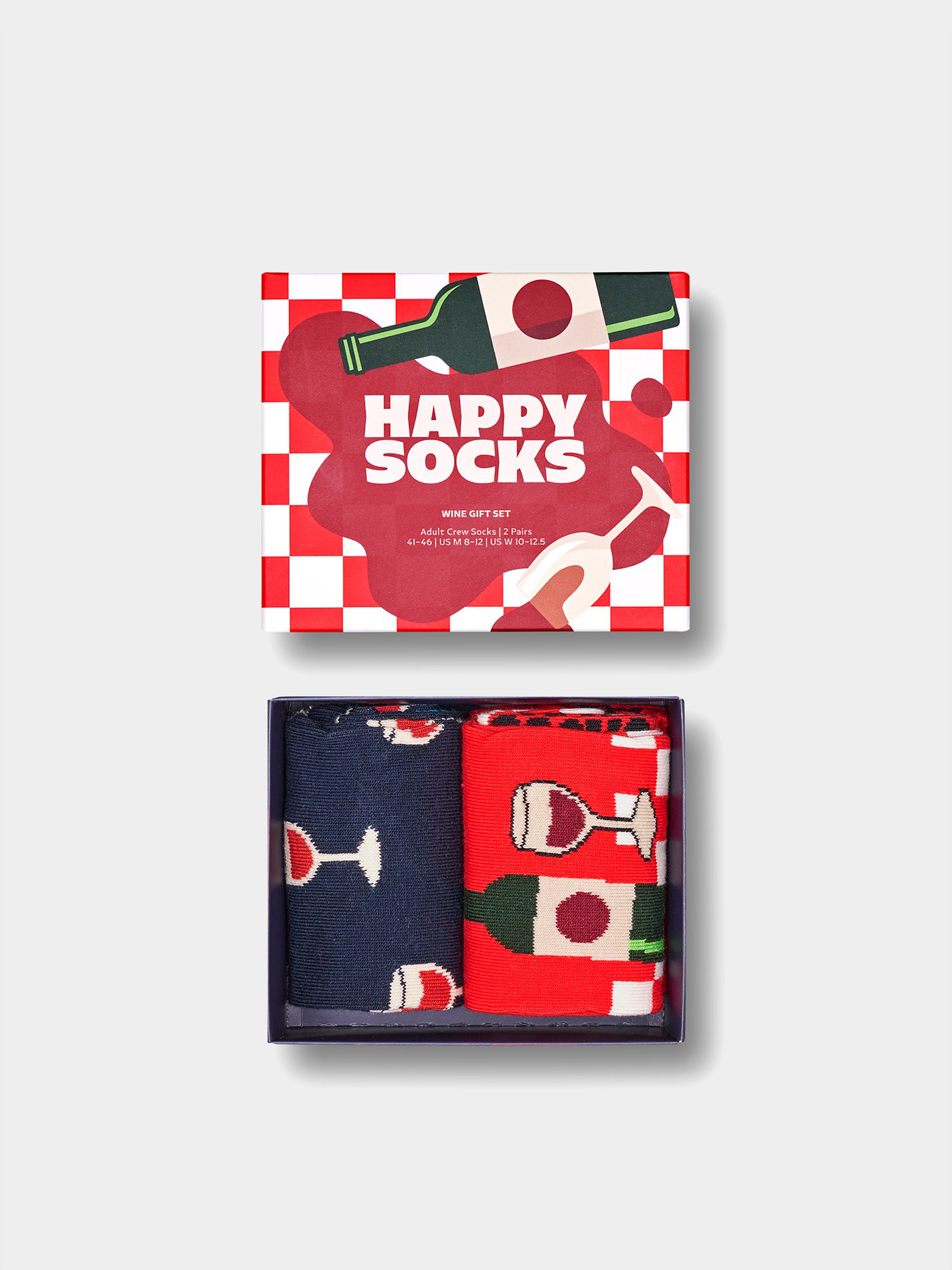 Ponožky Happy Socks 2-Pack Wine (blue)