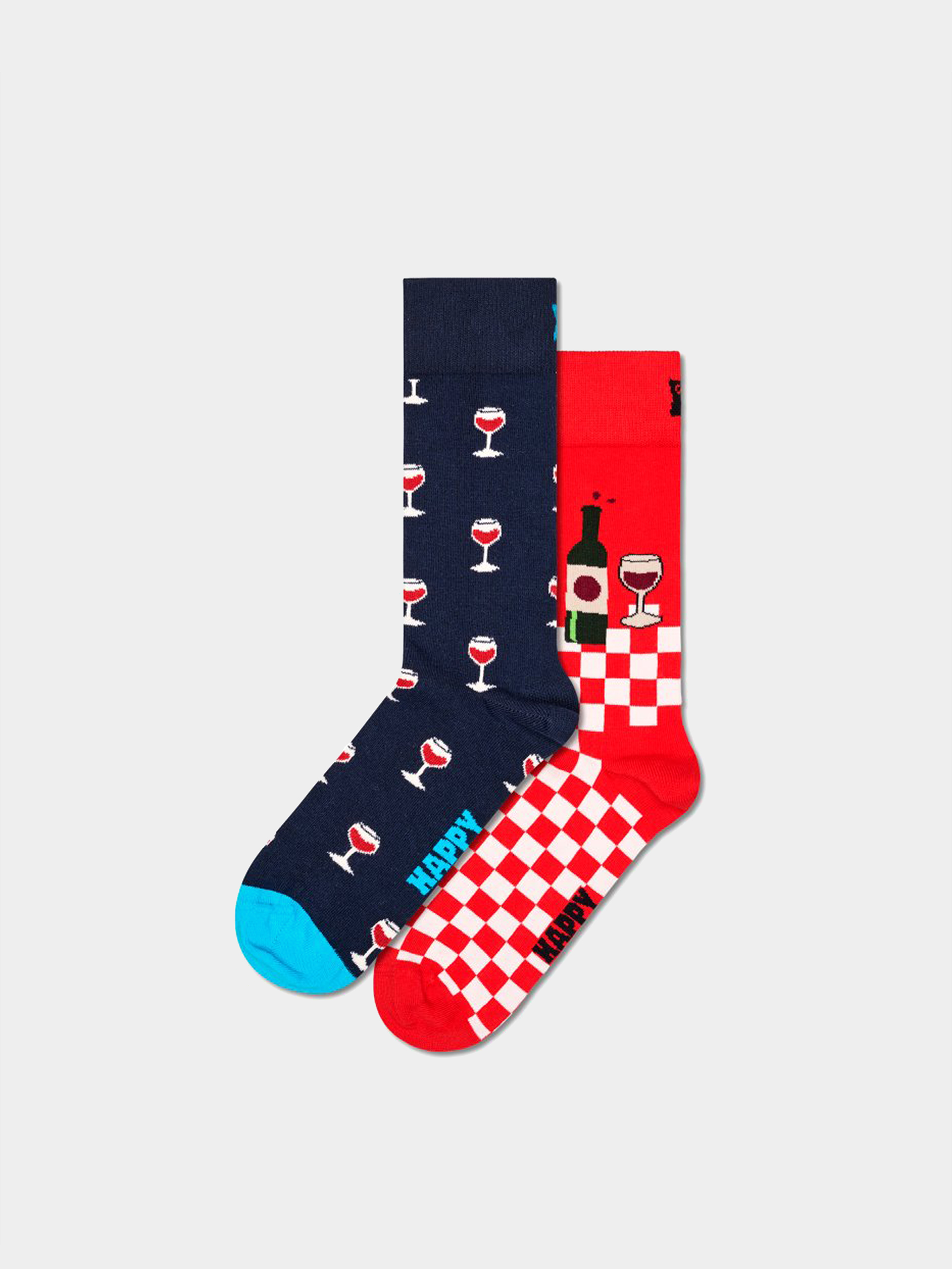 Ponožky Happy Socks 2-Pack Wine (blue)