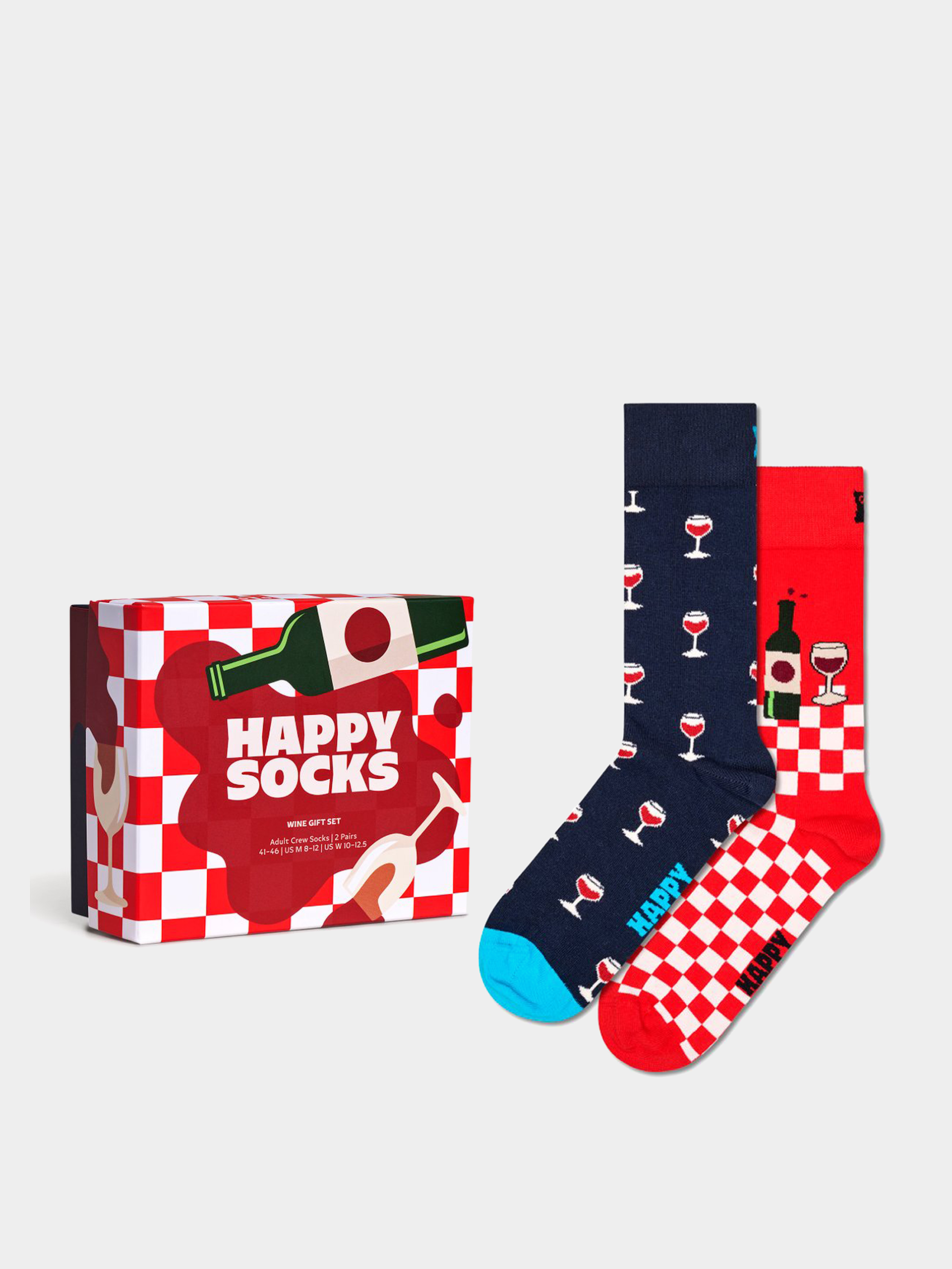 Ponožky Happy Socks 2-Pack Wine (blue)