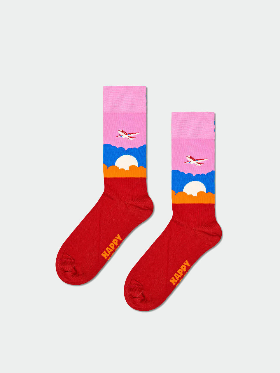 Ponožky Happy Socks Airplane (pink)