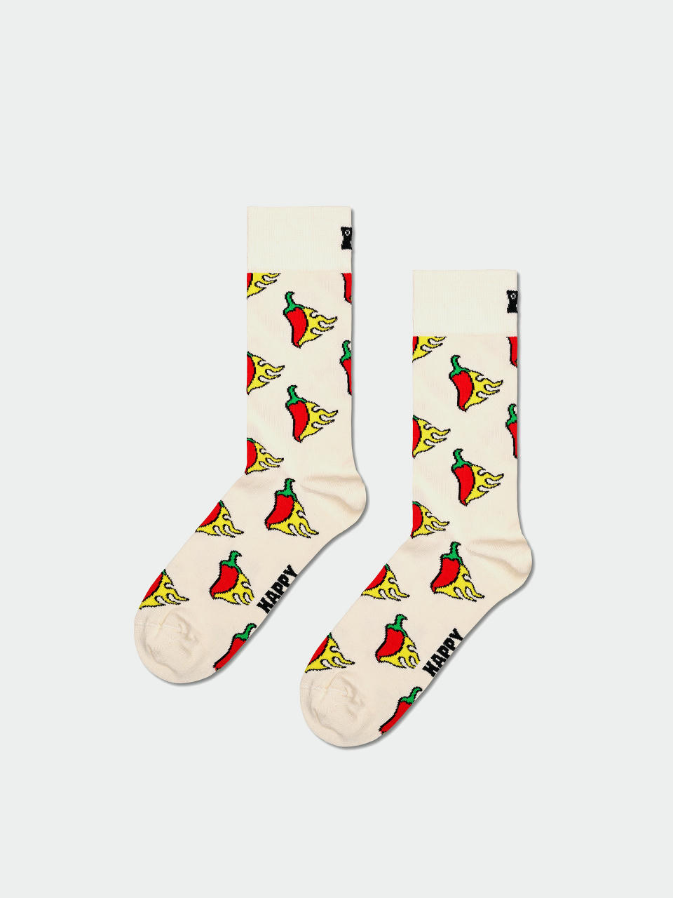 Ponožky Happy Socks Hot Chili (white)