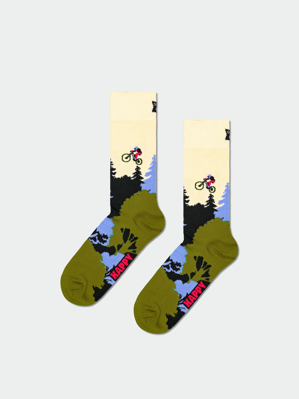 Ponožky Happy Socks Mountain Bike (white)