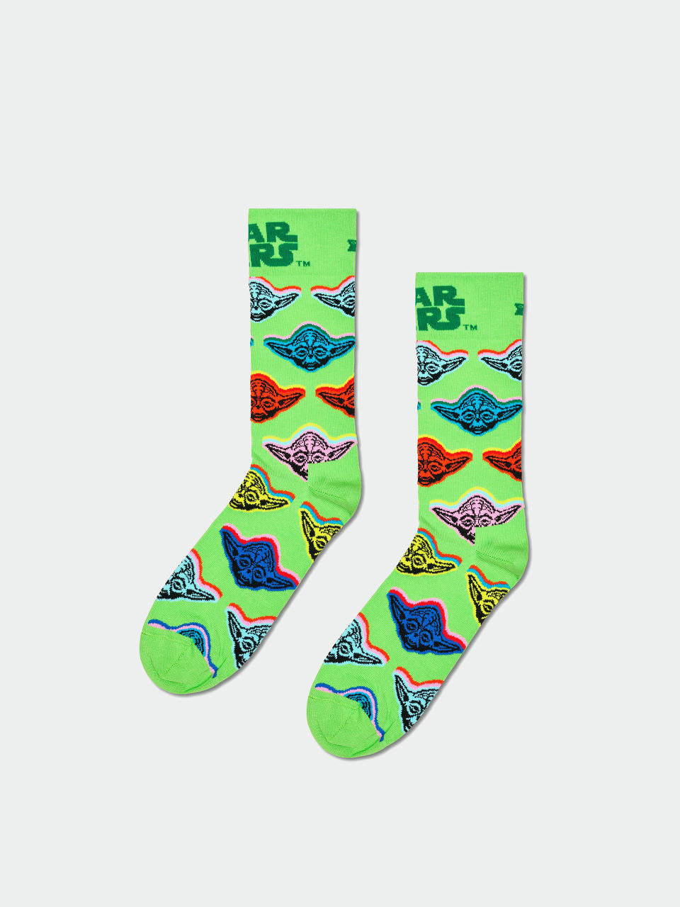 Ponožky Happy Socks Star Wars Yoda (light green)