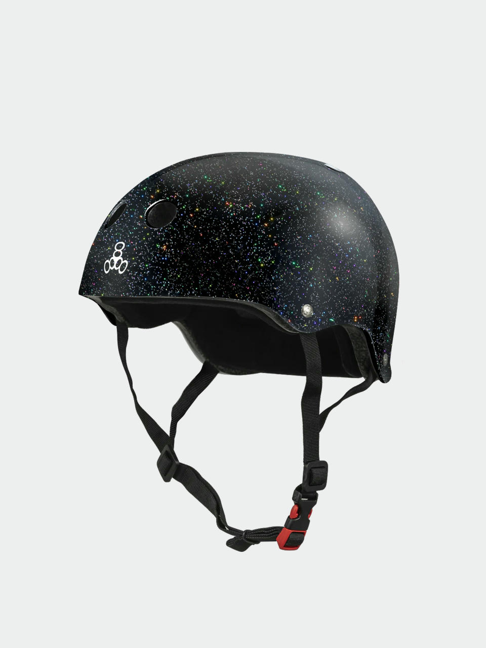 Prilba Triple Eight The Certified Sweatsaver Helmet (black glitter)