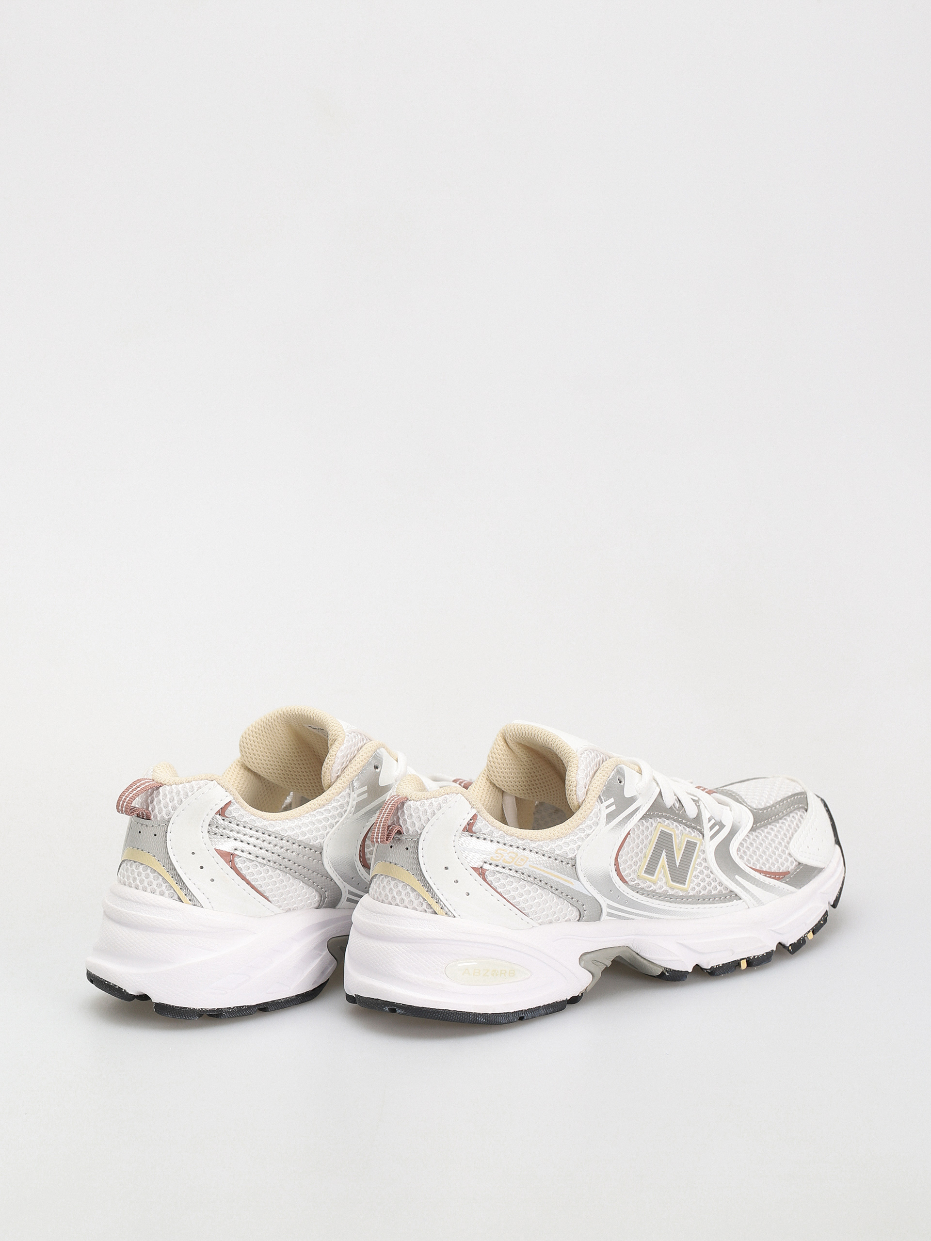 Topánky New Balance 530 JR (white silver beige)