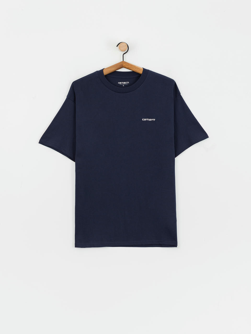 Tričko Carhartt WIP Script Embroidery (air force blue/white)