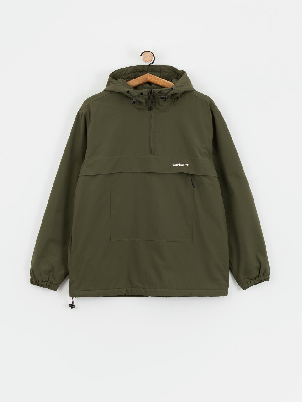 Bunda Carhartt WIP Windbreaker Pullover (office green/white)