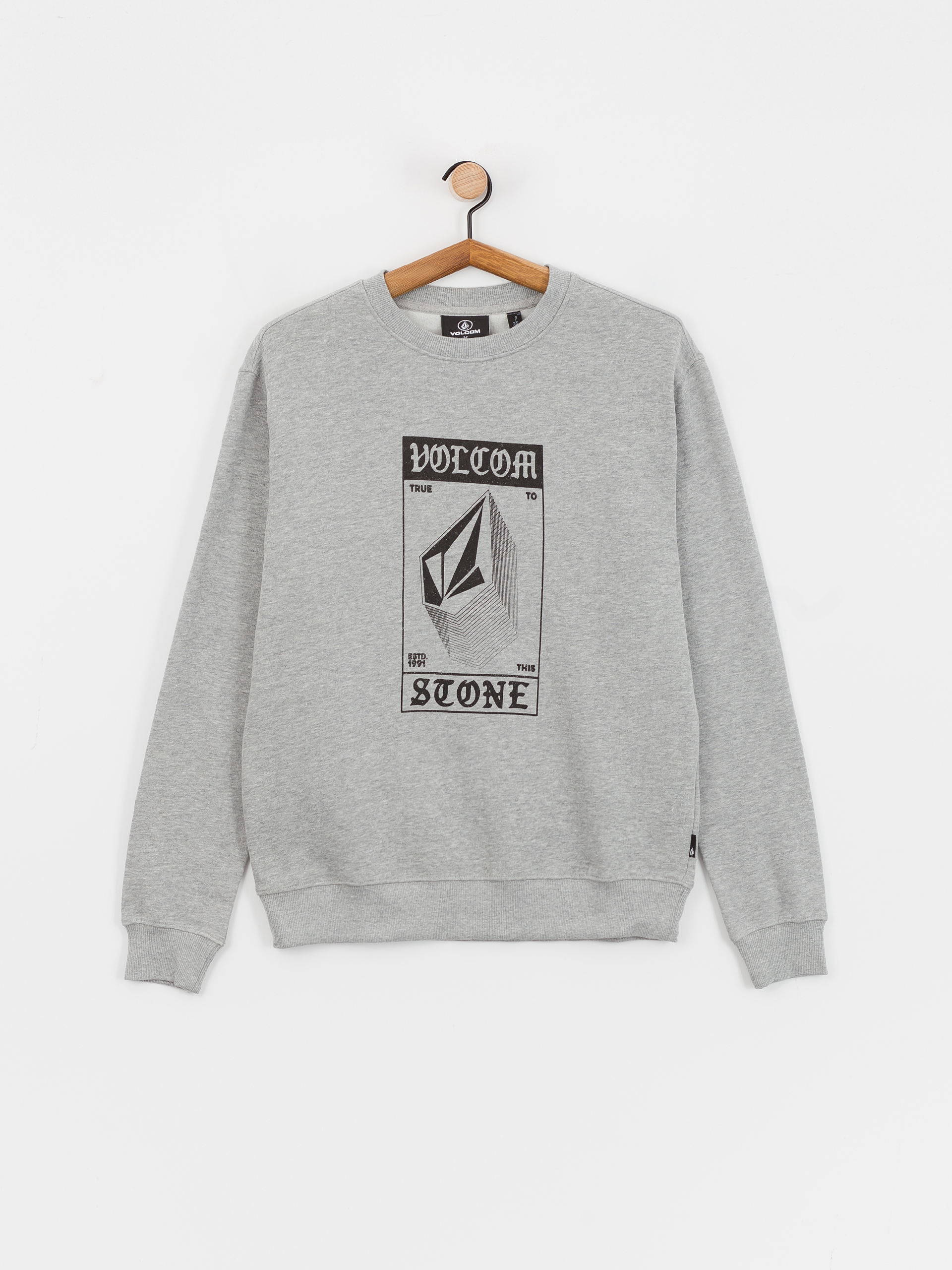 Mikina Volcom Watanite Crew (heather grey)