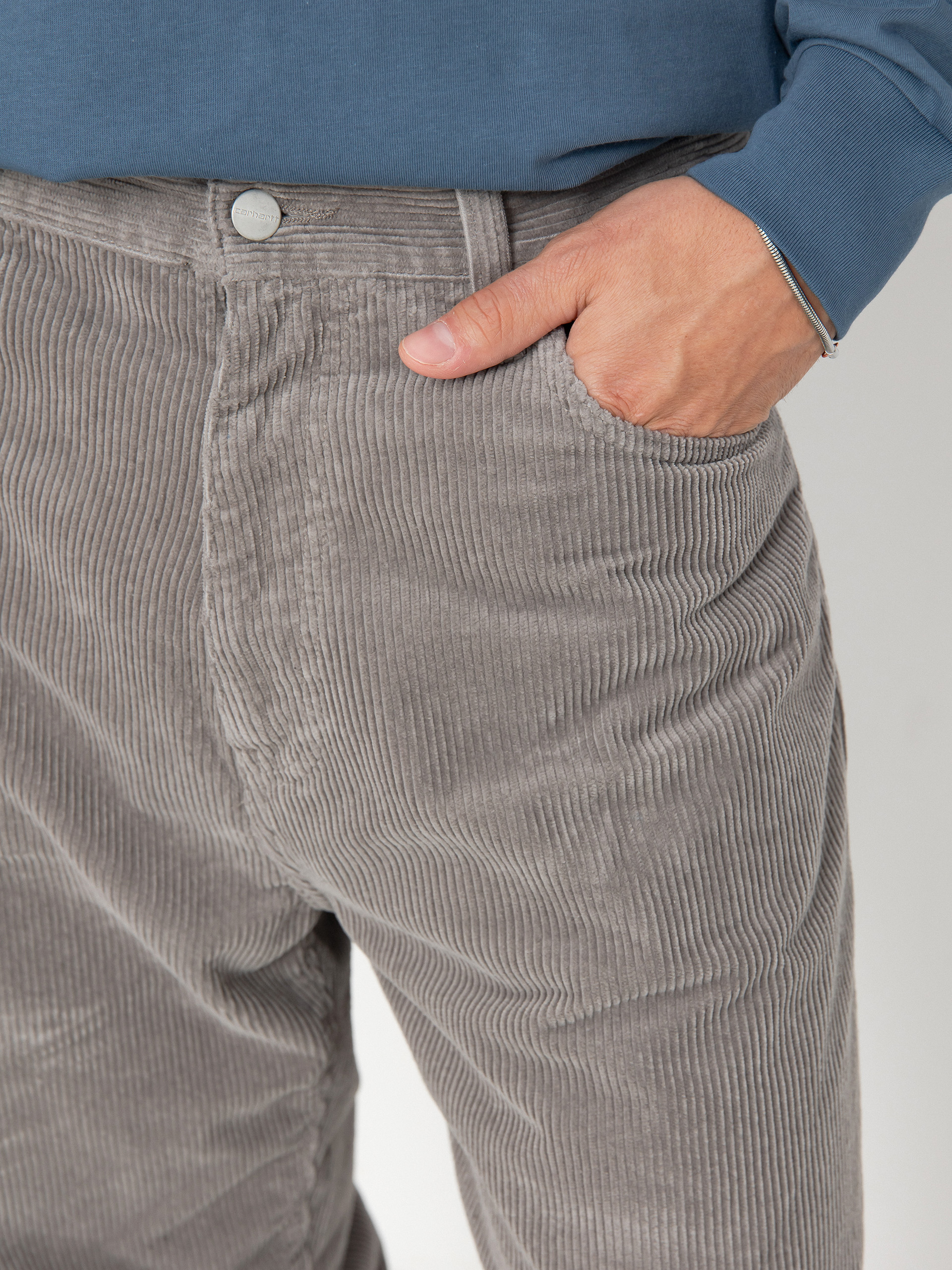 Nohavice Carhartt WIP Landon (misty grey)