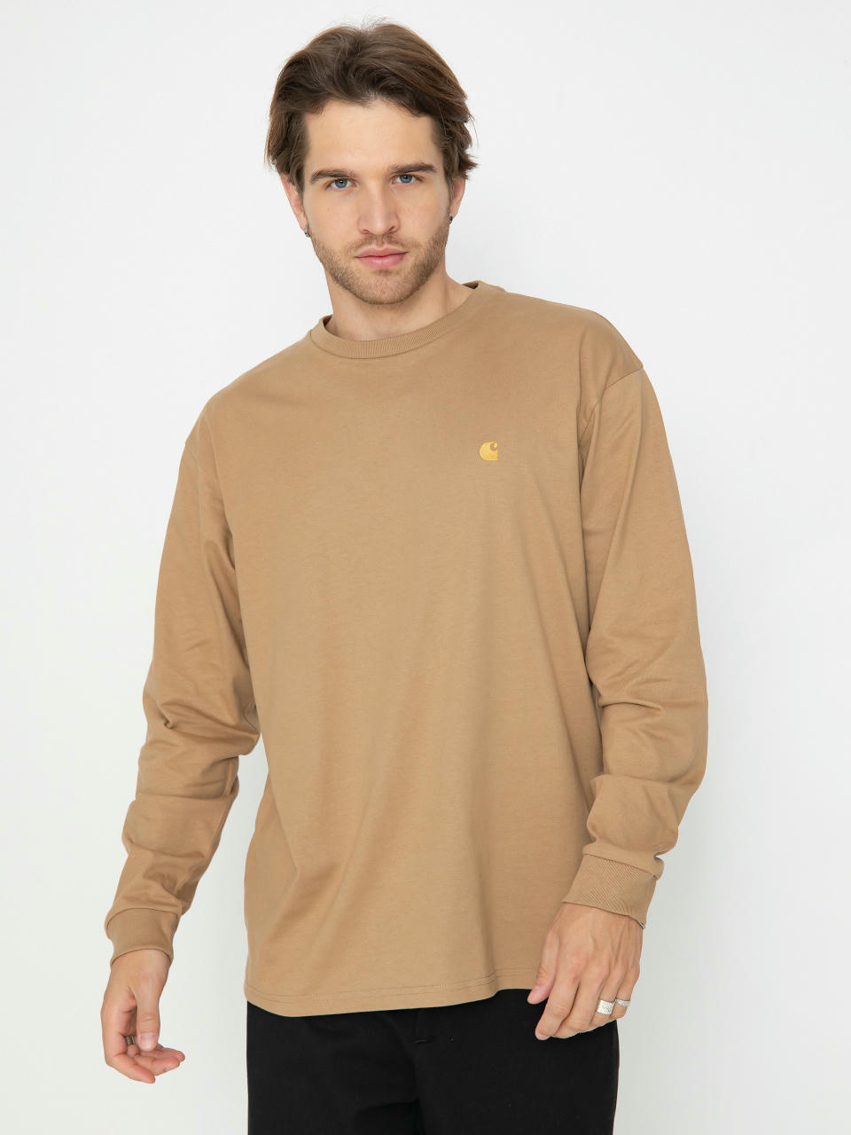 Triko Carhartt WIP Chase (peanut/gold)