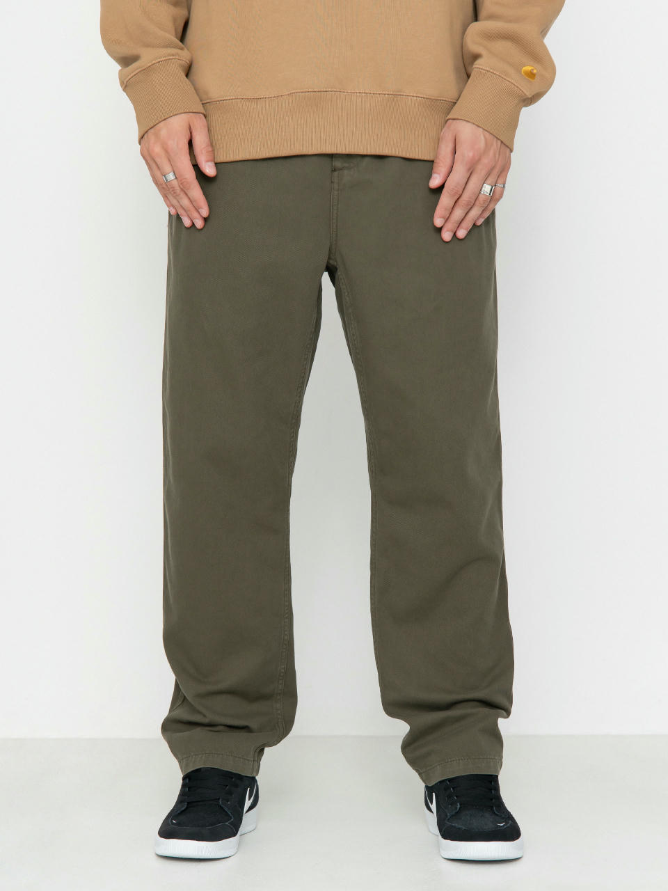 Nohavice Carhartt WIP Flint (office green)