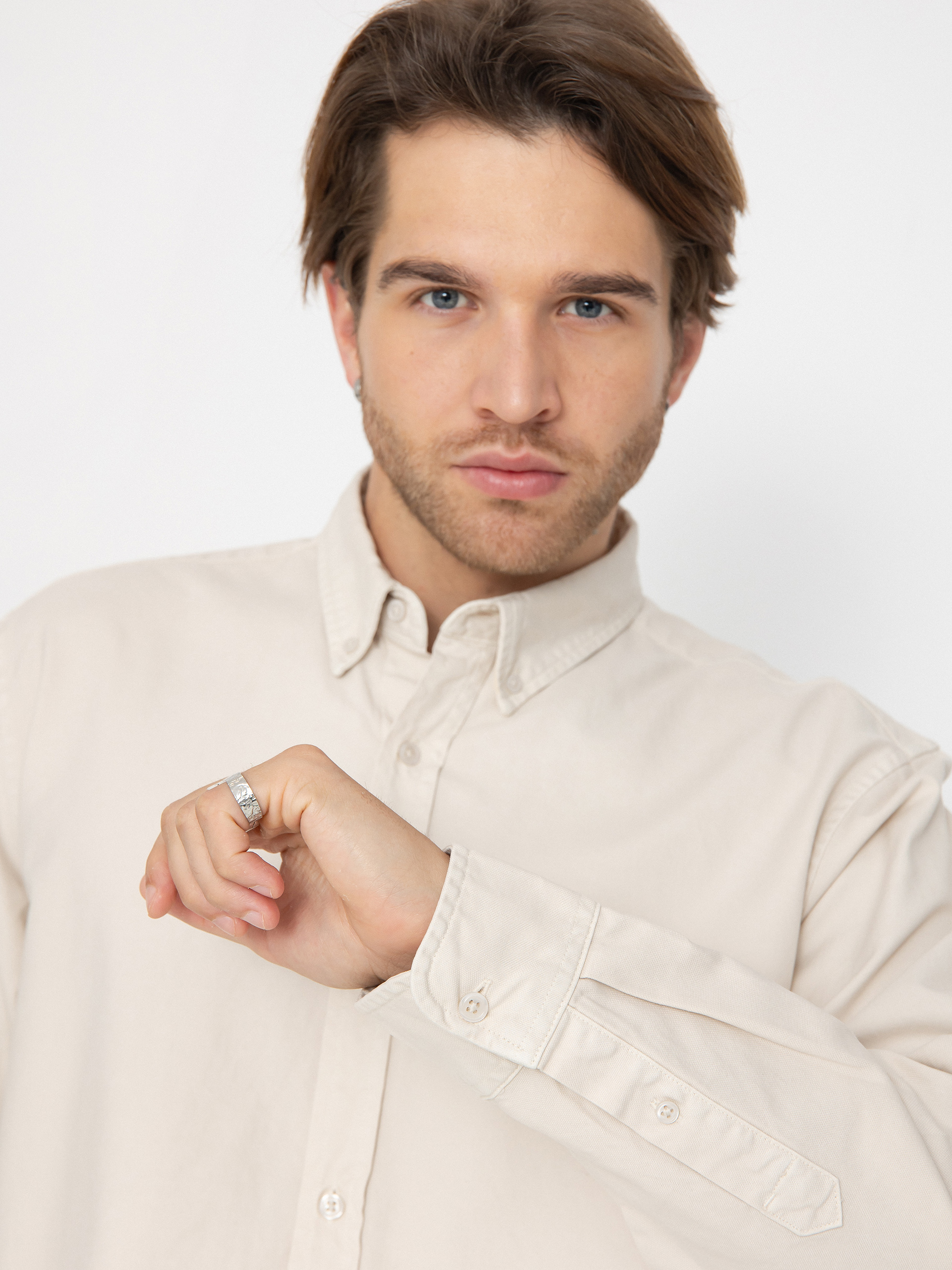 Košeľa Carhartt WIP Bolton (moonbeam)