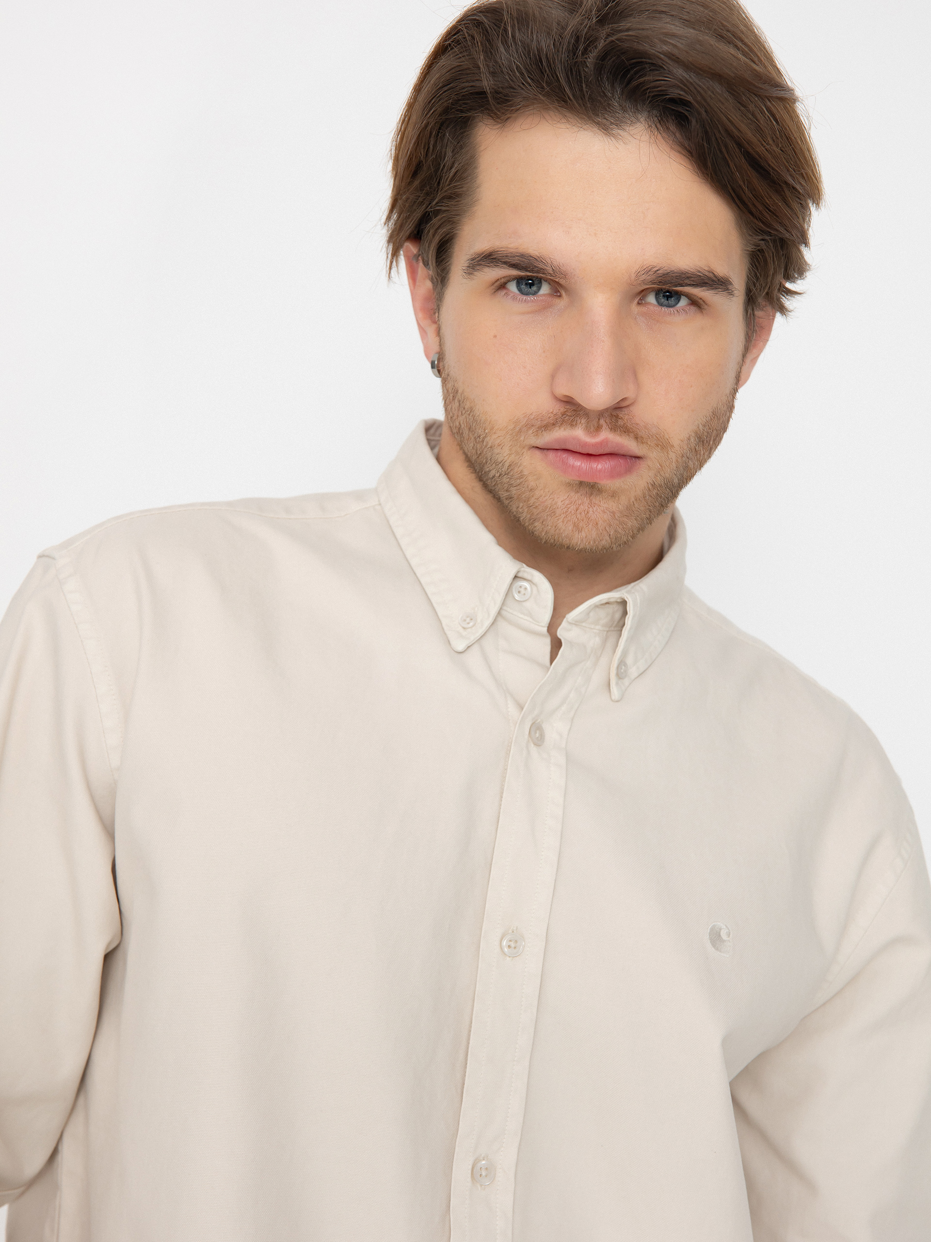 Košeľa Carhartt WIP Bolton (moonbeam)